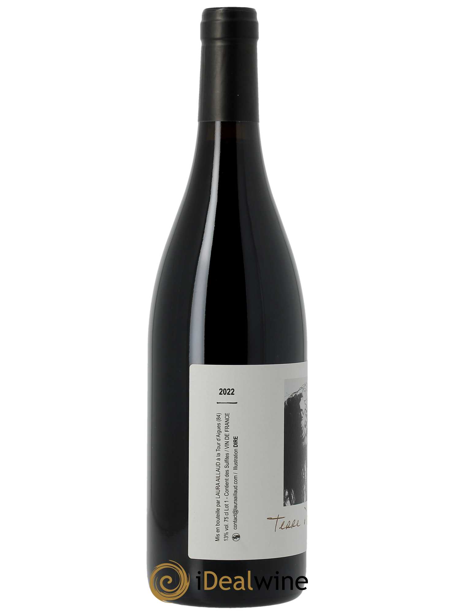 Vin de France Terre à Terre Laura Aillaud 2022 - Lot de 1 bouteille - 1