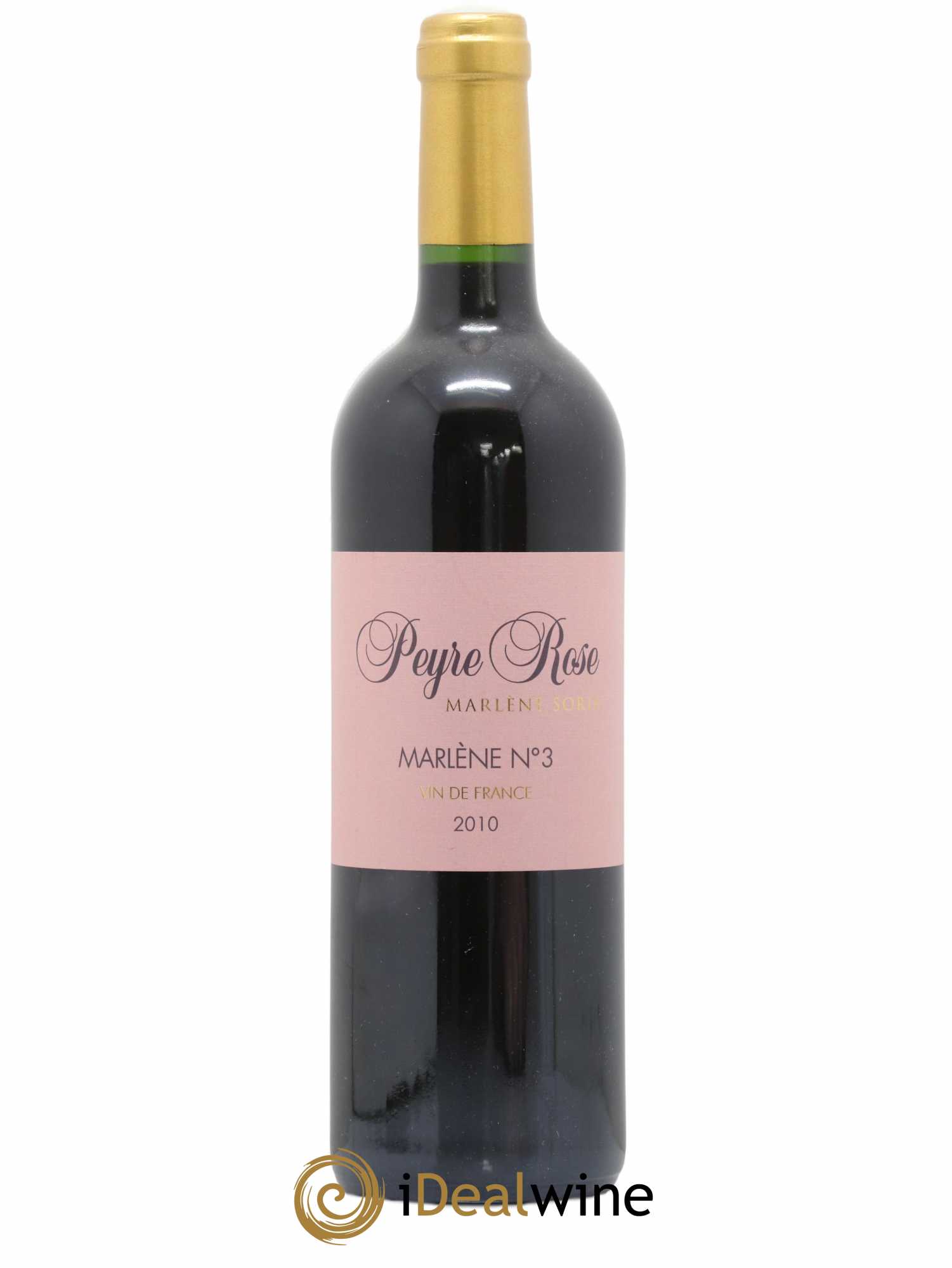 Vin de France (anciennement Coteaux du Languedoc) Peyre Rose Marlène n°3 Marlène Soria 2010 - Lot de 1 bouteille - 0