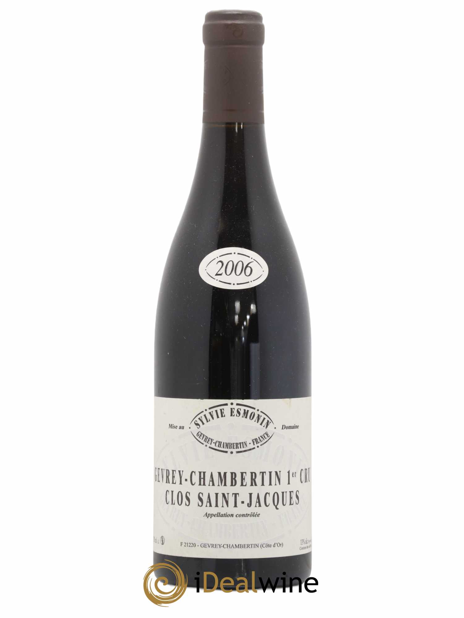 Gevrey-Chambertin 1er Cru Clos Saint Jacques Sylvie Esmonin 2006 - Lot de 1 bouteille - 0