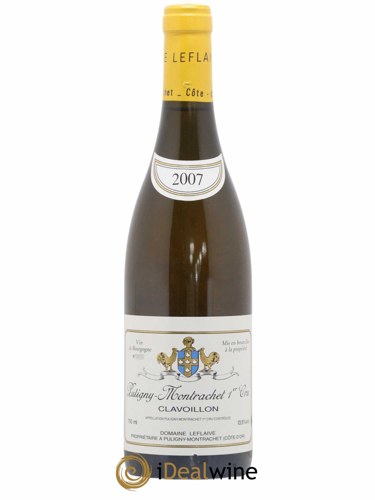 Puligny-Montrachet 1er Cru Clavoillon Leflaive (Domaine) 2007 - Lot de 1 bouteille - 0