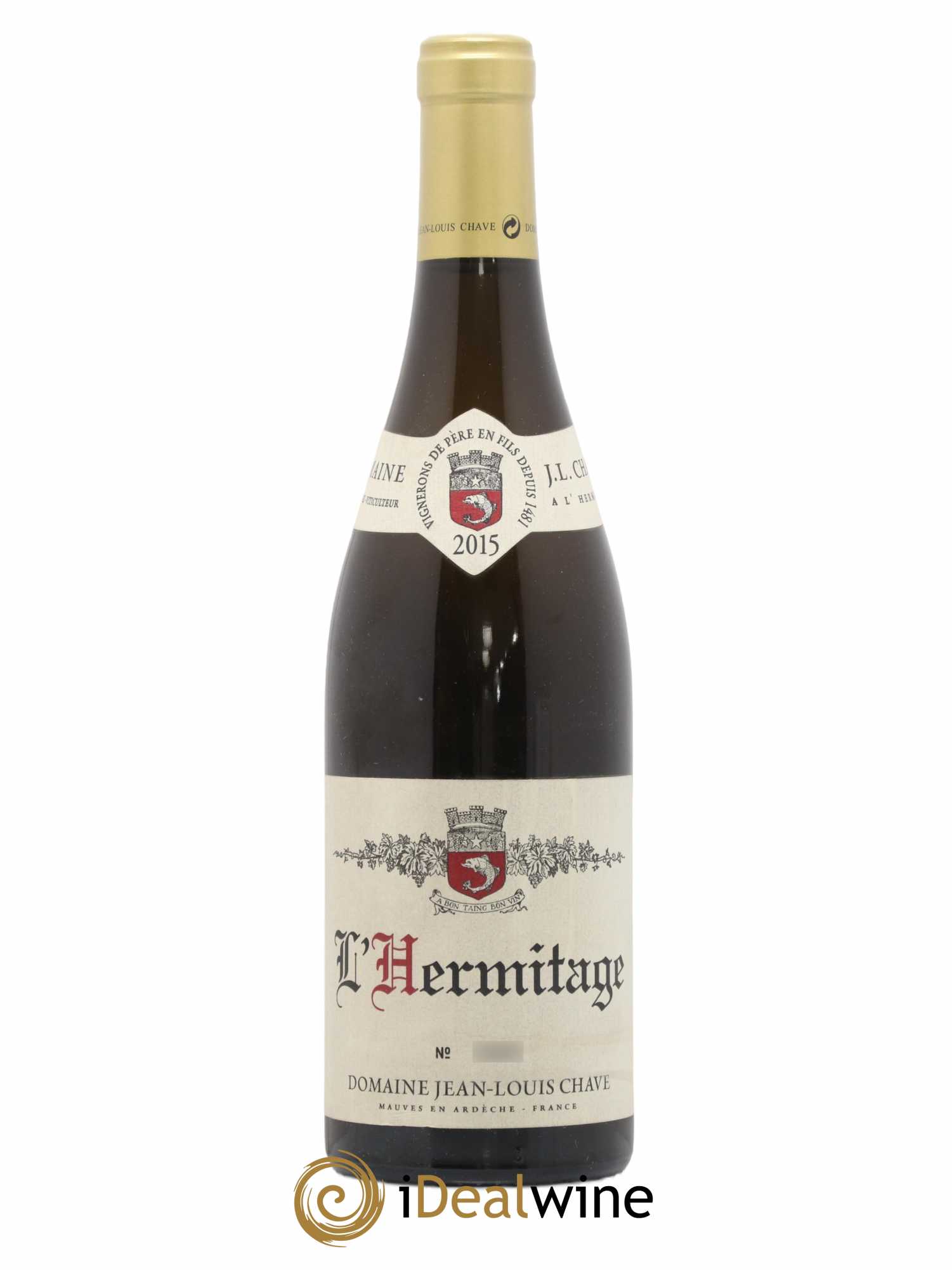 Hermitage Jean-Louis Chave 2015 - Lot de 1 bouteille - 0