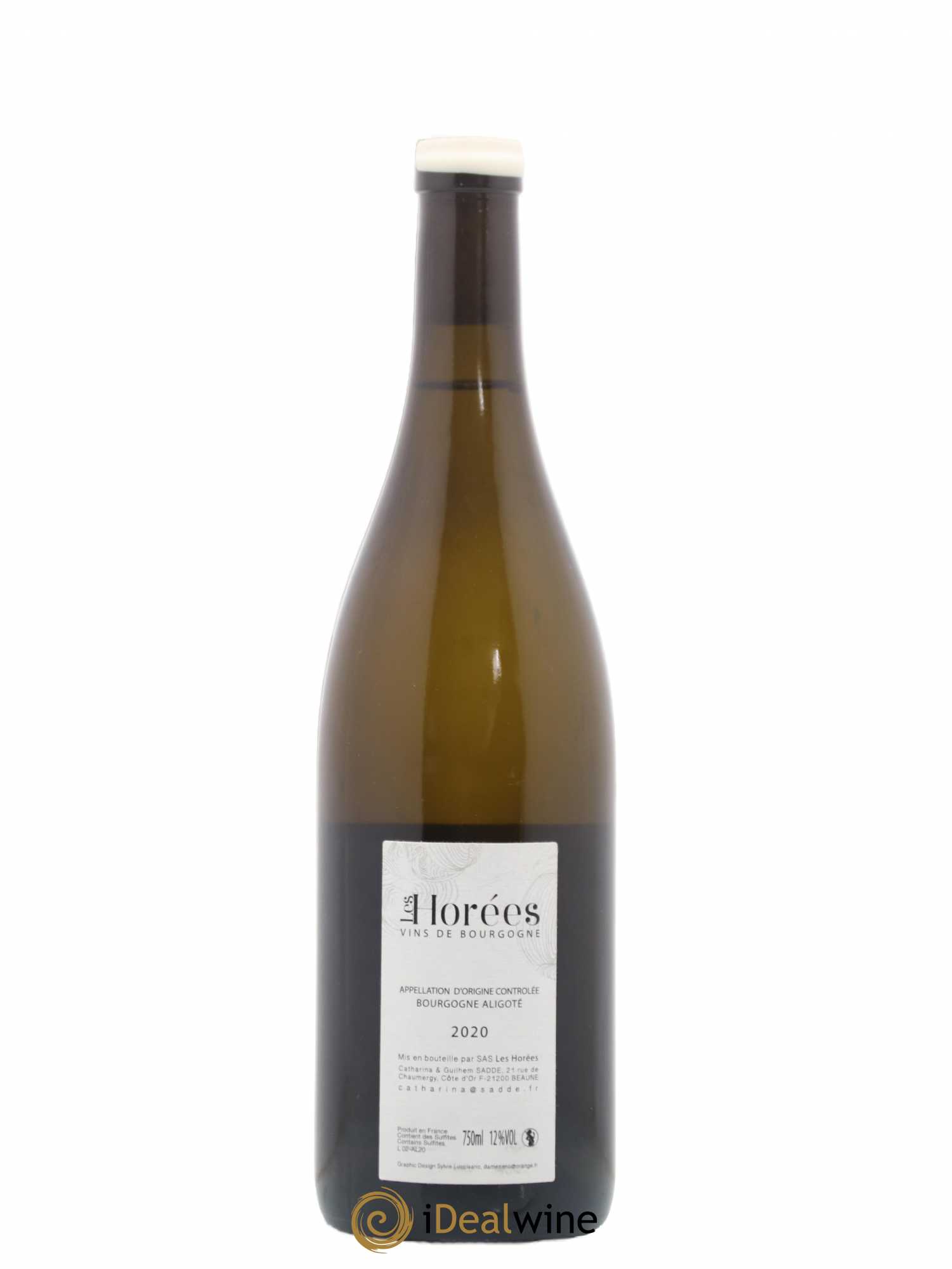 Bourgogne Aligoté En Coulezain Les Horées  2020 - Lot of 1 bottle - 1