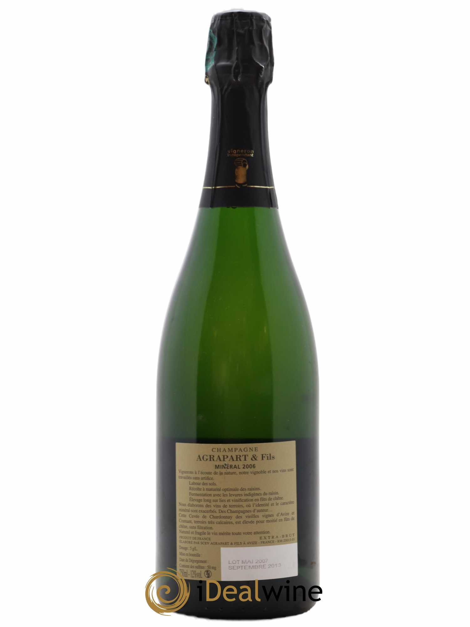 Minéral Blanc de Blancs Extra-Brut Agrapart & Fils 2006 - Lot de 1 bouteille - 1