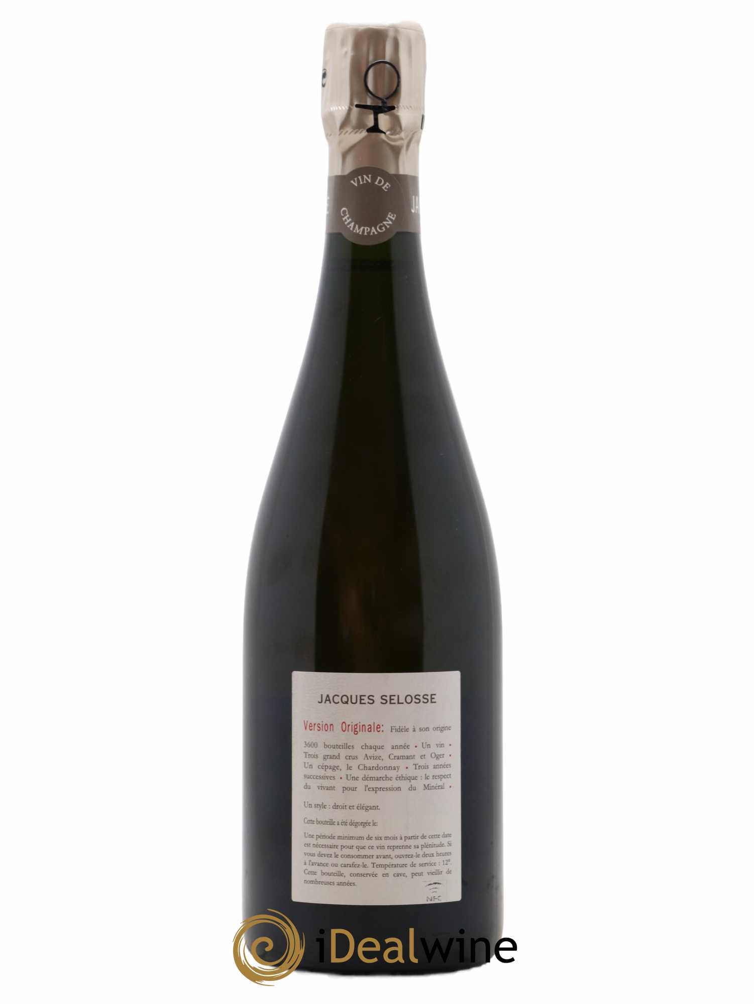 Version Originale Jacques Selosse - Lot de 1 bouteille - 1