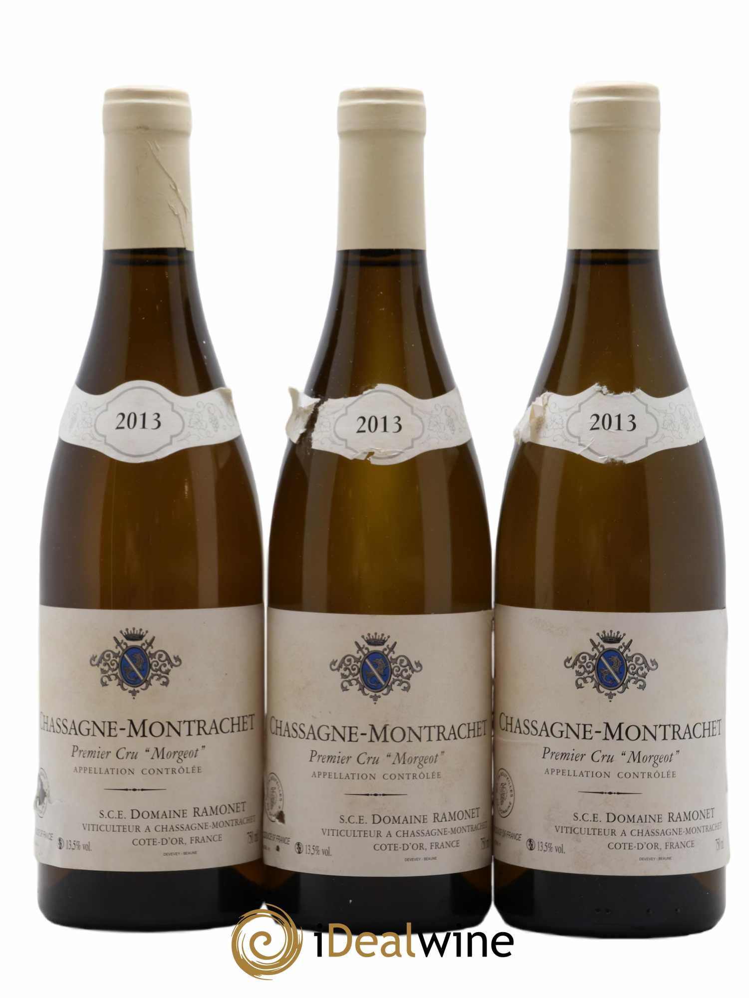 Chassagne-Montrachet 1er Cru Morgeot Ramonet (Domaine) 2013 - Lot de 3 bouteilles - 0