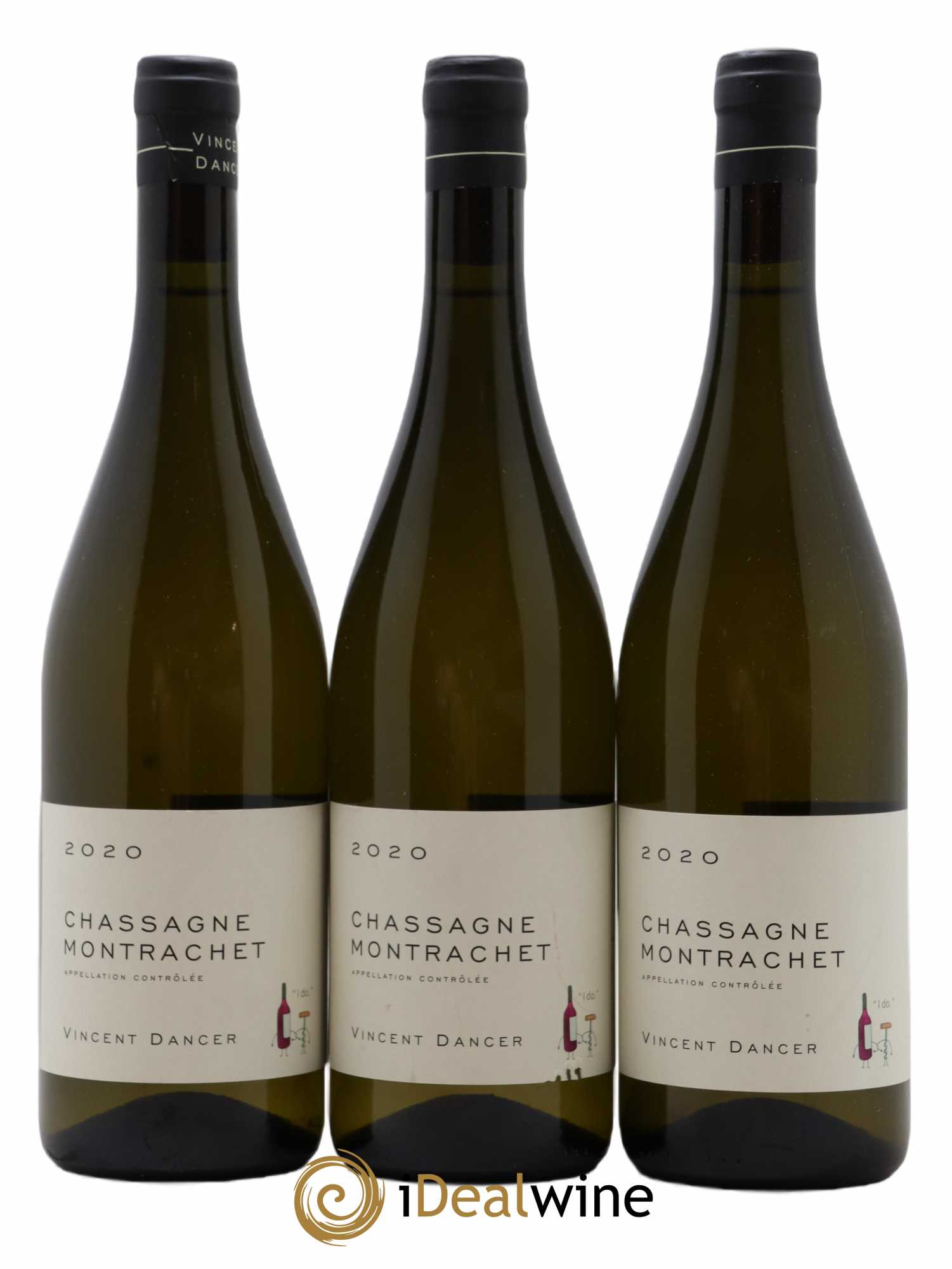 Chassagne-Montrachet Vincent Dancer  2020 - Lot of 6 bottles - 3