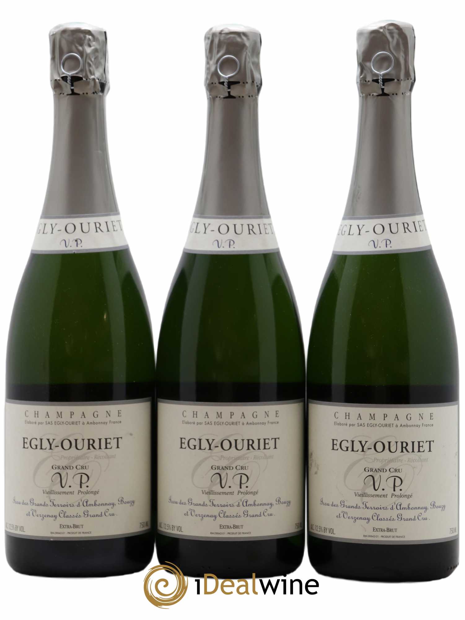Extra-Brut VP Egly-Ouriet - Lot de 3 bouteilles - 0