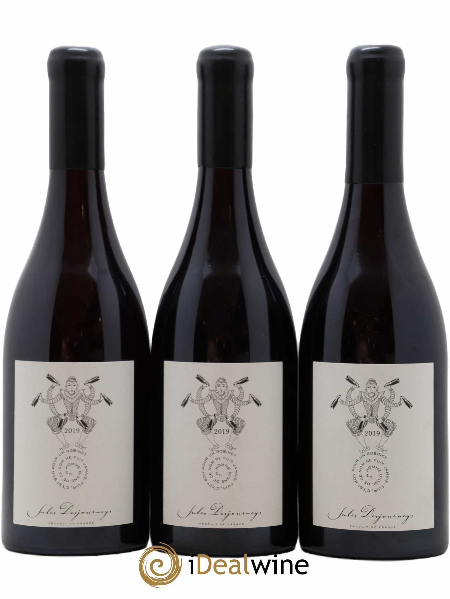 Beaujolais Jules Desjourneys 2019 - Lot de 3 bouteilles - 0