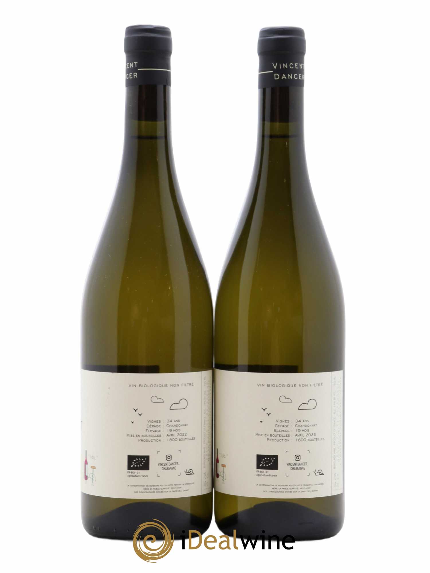 Meursault Les Corbins Vincent Dancer  2020 - Posten von 5 Flaschen - 4