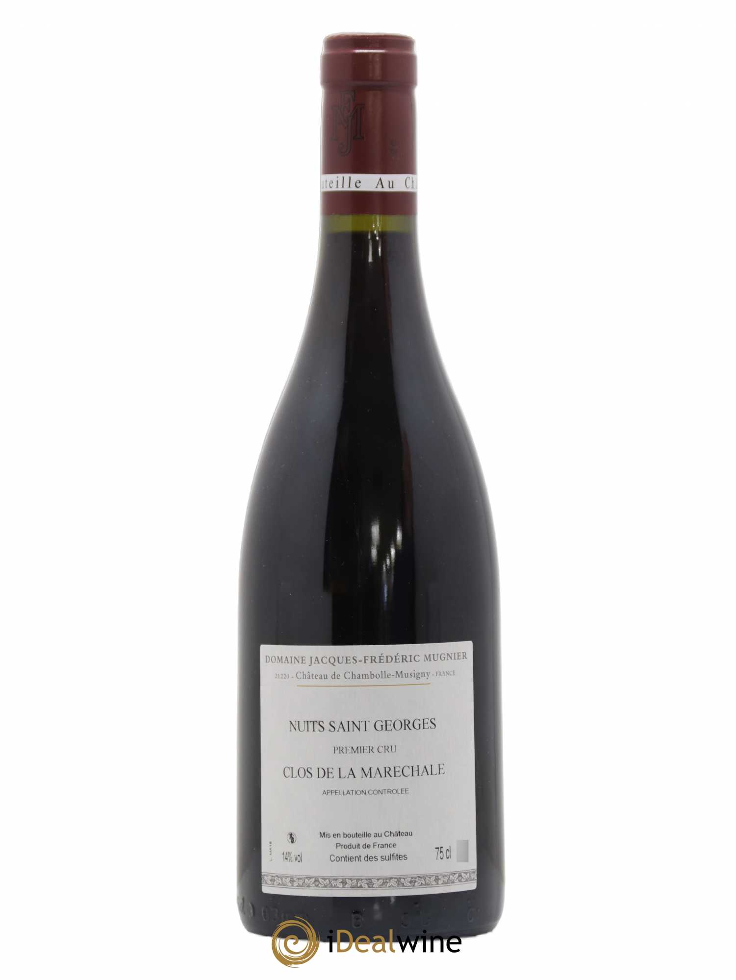 Nuits-Saint-Georges 1er Cru Clos de La Maréchale Jacques-Frédéric Mugnier 2018 - Lot de 1 bouteille - 1