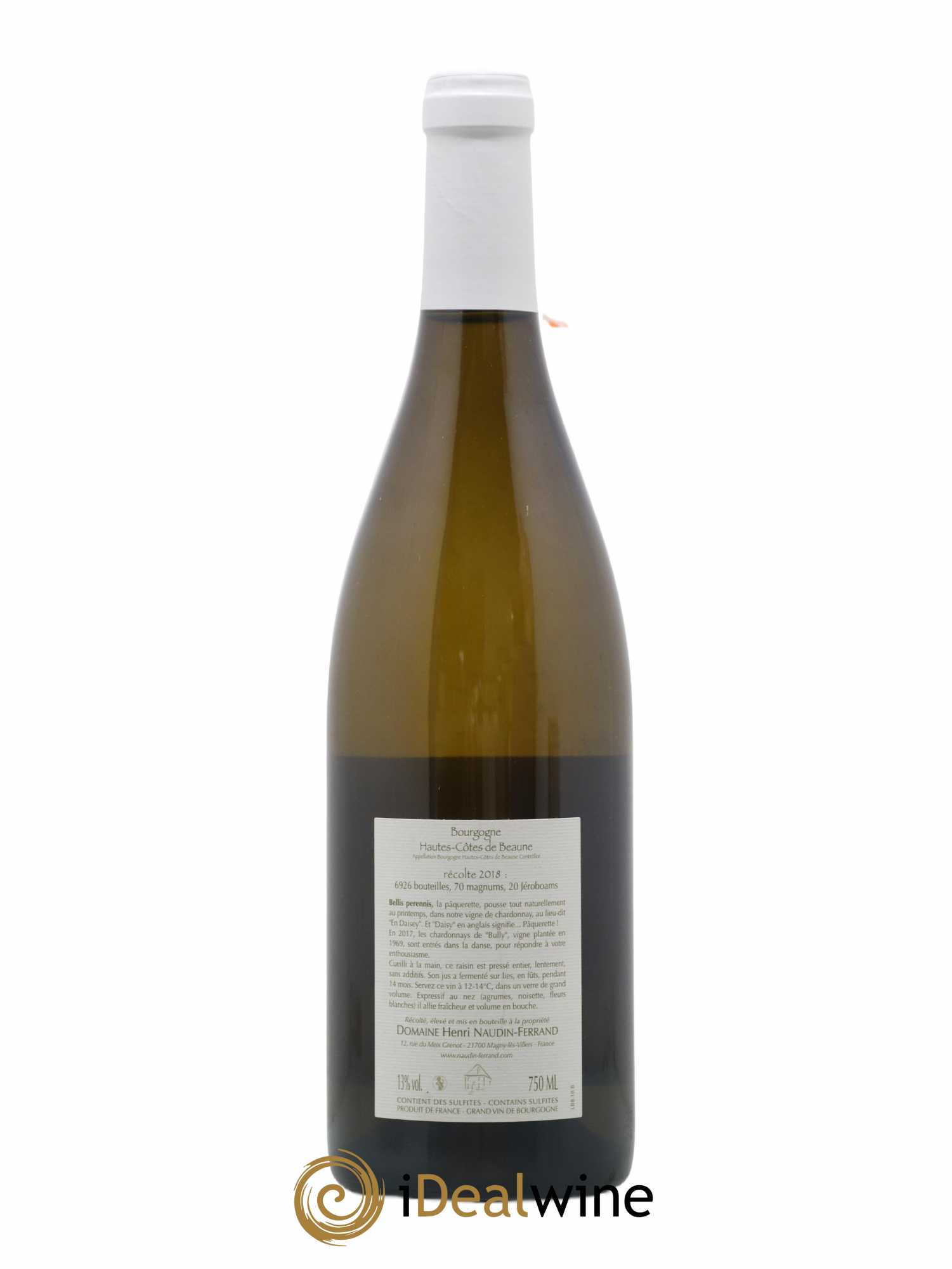 Hautes-Côtes de Beaune Bellis Perennis Naudin-Ferrand (Domaine) 2018 - Lot de 1 bouteille - 1