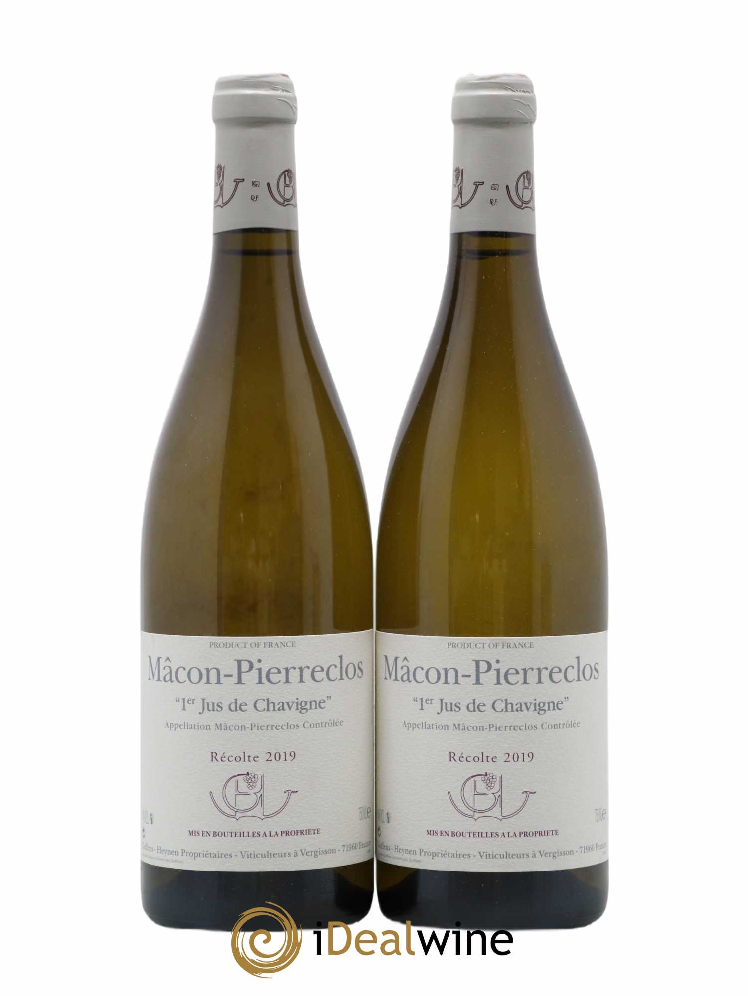 Mâcon Pierreclos 1er Jus de Chavigne Guffens-Heynen 2019 - Lot de 2 bouteilles - 0