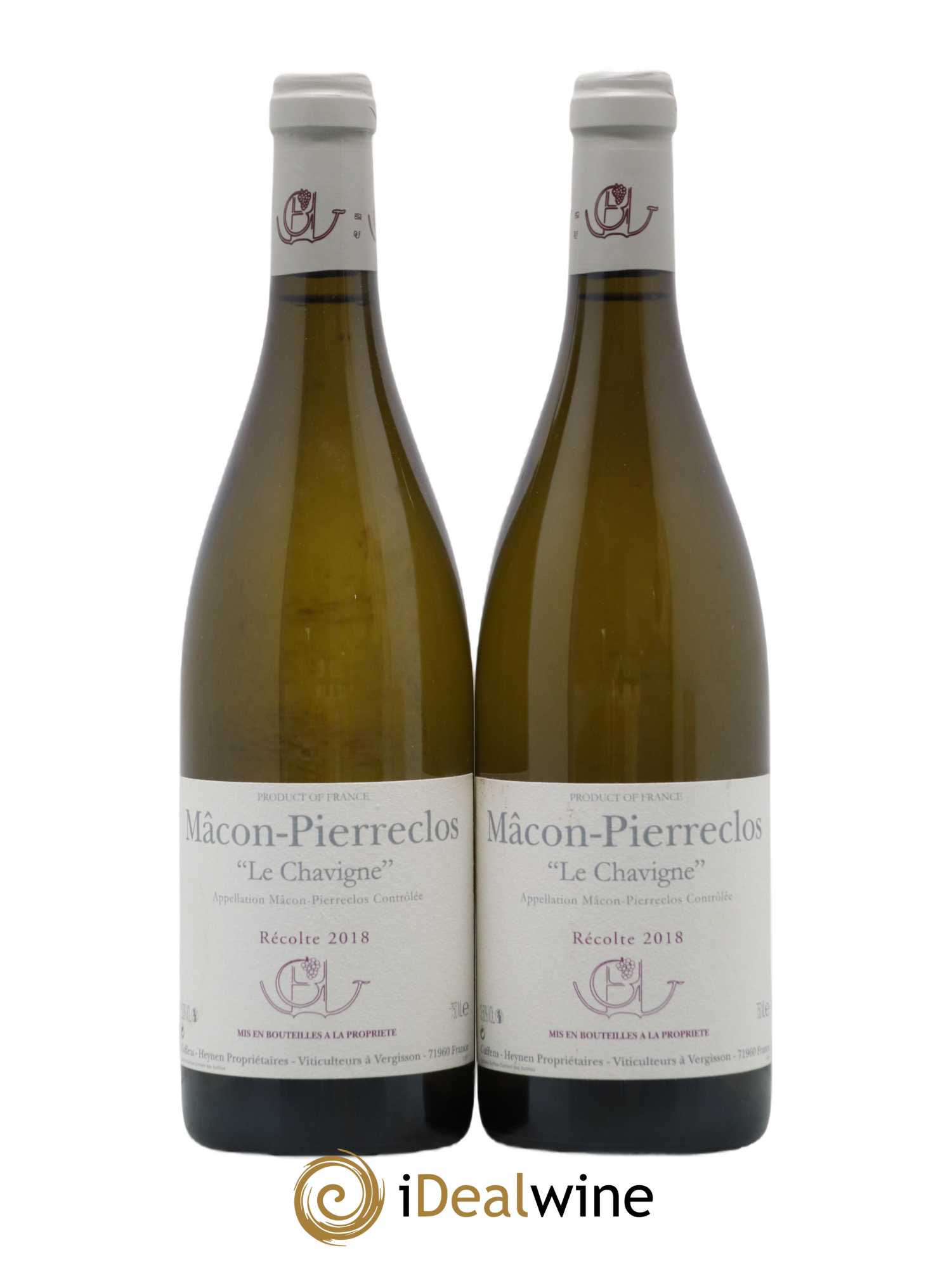 Mâcon-Pierreclos Le Chavigne Guffens-Heynen 2018 - Lot de 2 bouteilles - 0