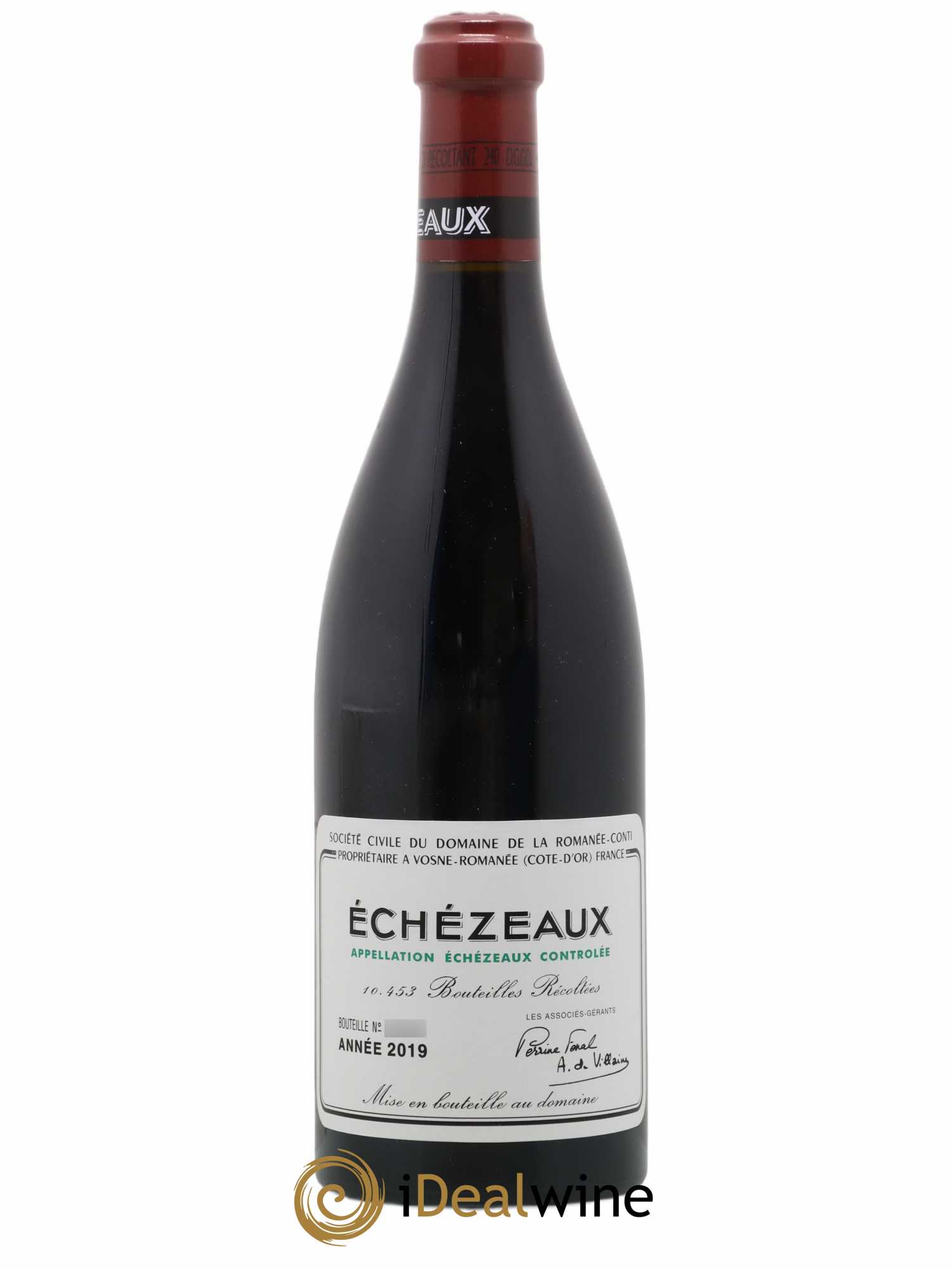 Echezeaux Grand Cru Domaine de la Romanée-Conti 2019 - Lot de 1 bouteille - 0