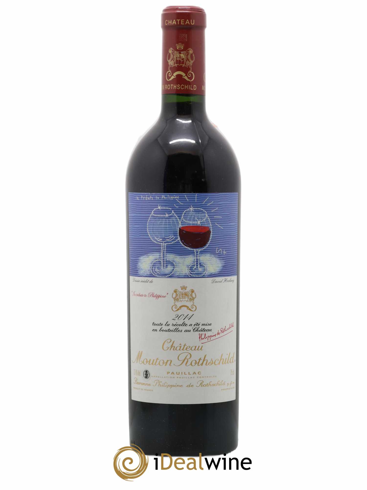 Château Mouton Rothschild 1er Grand Cru Classé 2014 - Lot de 1 bouteille - 0