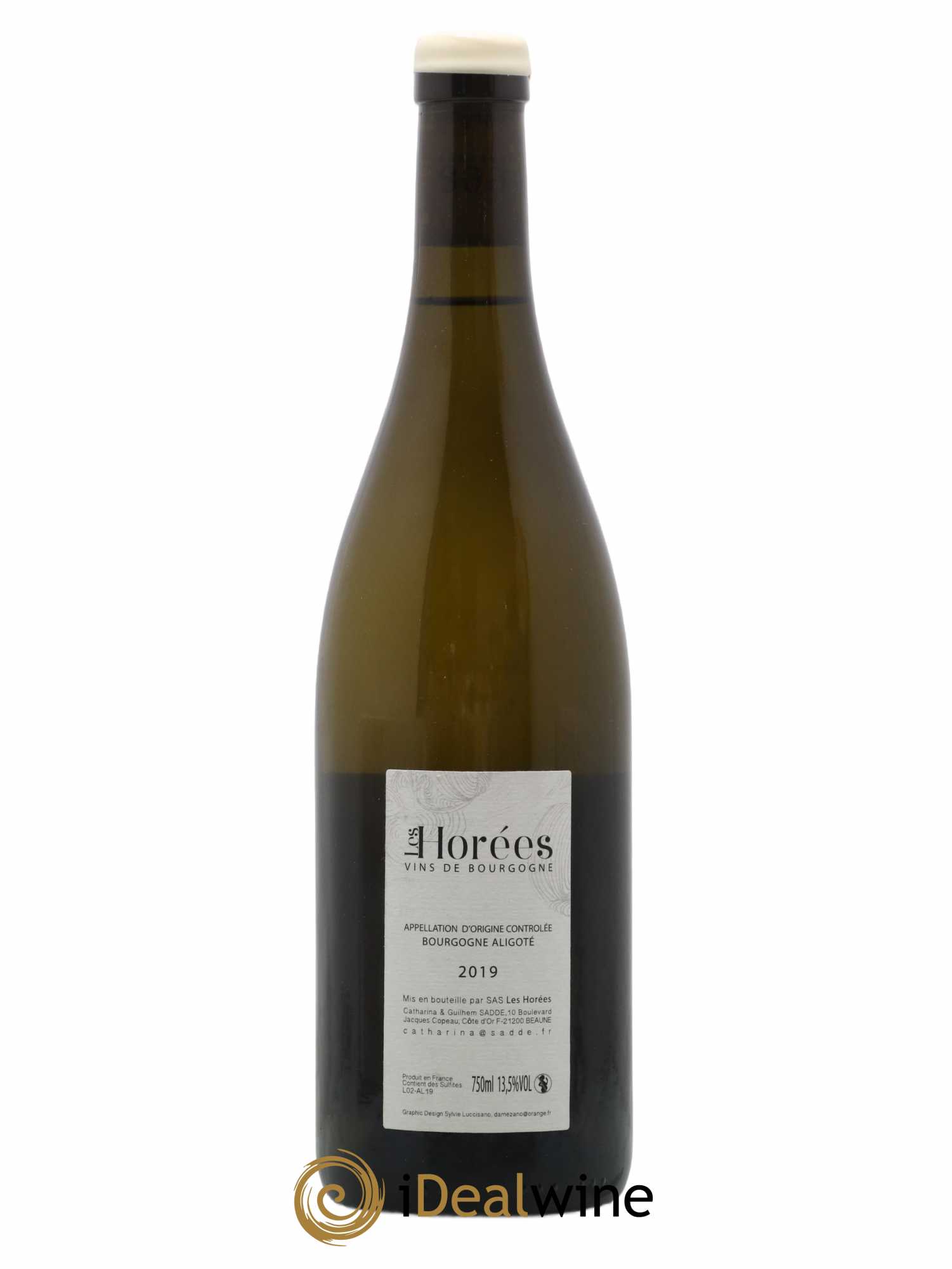 Bourgogne Aligoté En Coulezain Les Horées 2019 - Lot de 1 bouteille - 1