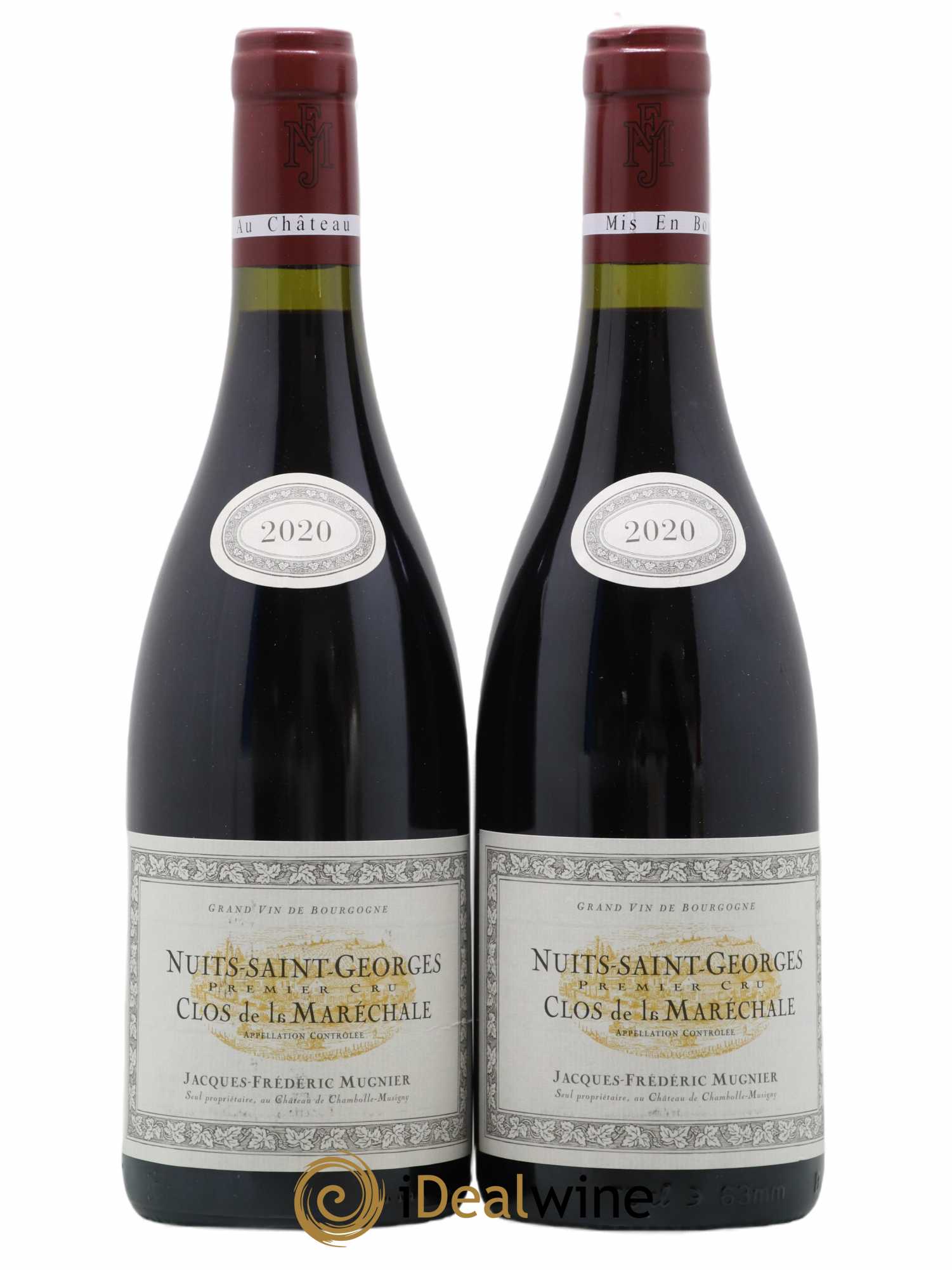Nuits-Saint-Georges 1er Cru Clos de La Maréchale Jacques-Frédéric Mugnier 2020 - Lot de 2 bouteilles - 0