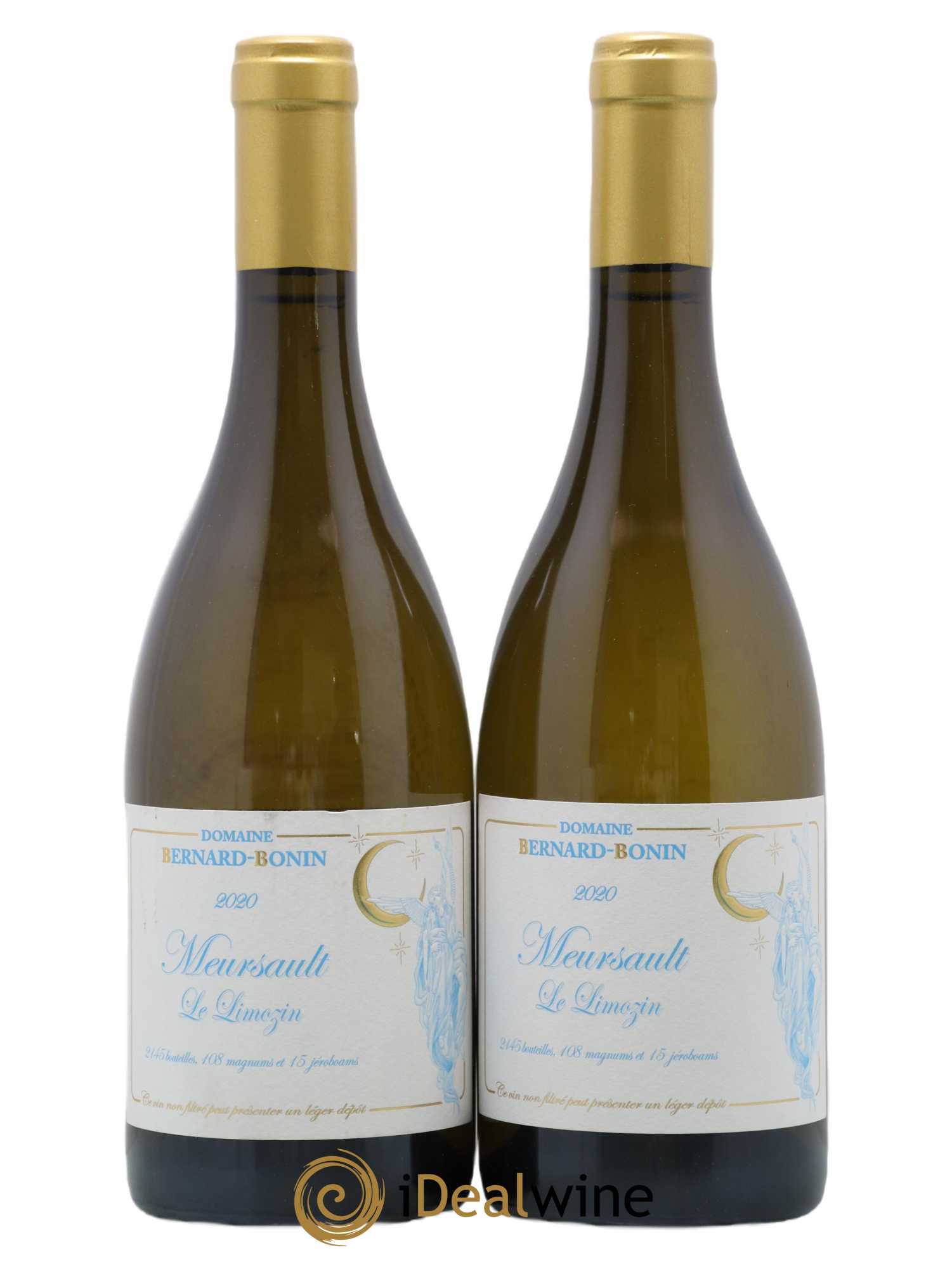 Meursault Le Limozin Bernard Bonin 2020 - Posten von 2 Flaschen - 0