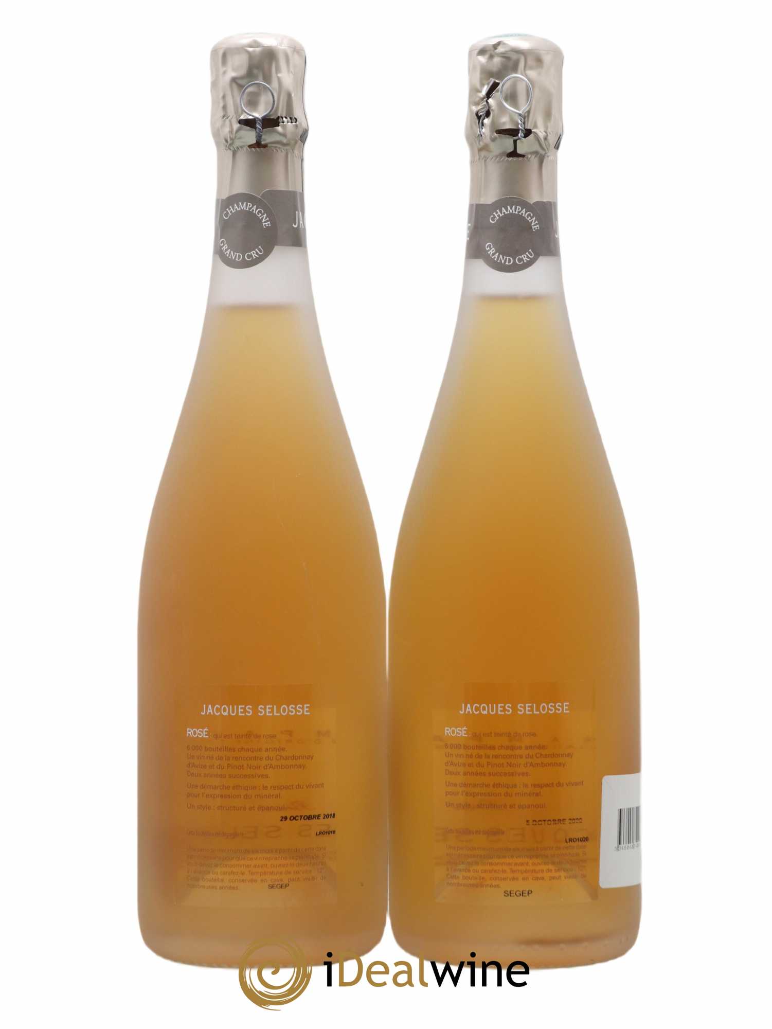 Rosé Brut Jacques Selosse - Lot de 2 bouteilles - 1