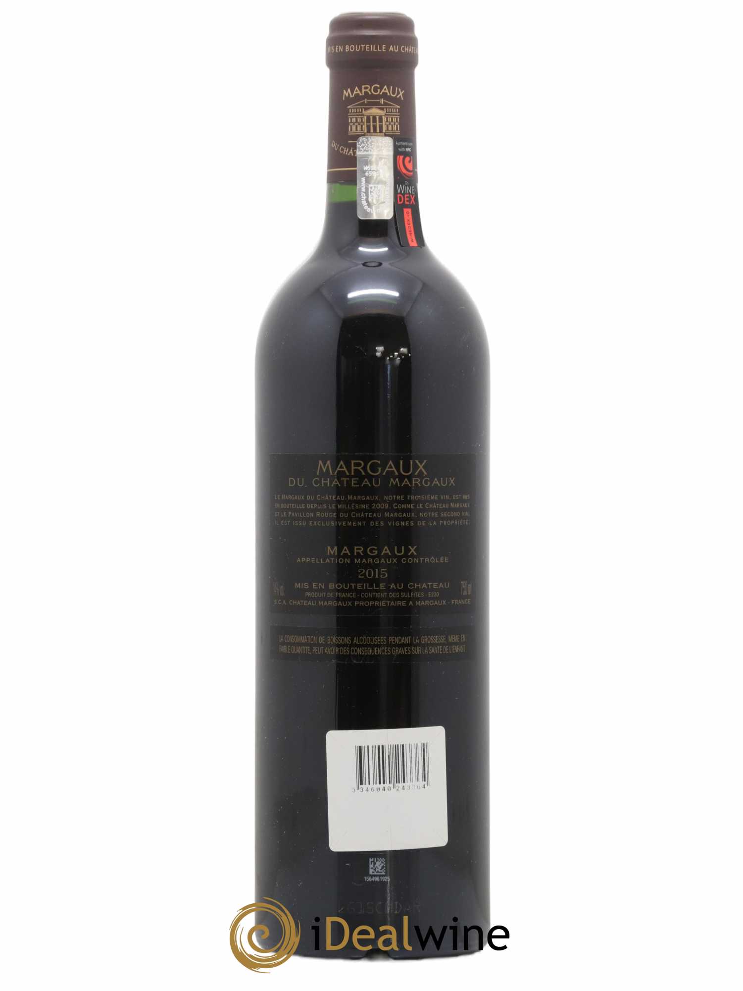 Bordeaux Margaux 3ème vin du Château Margaux 2015 - Posten von 1 Flasche - 1