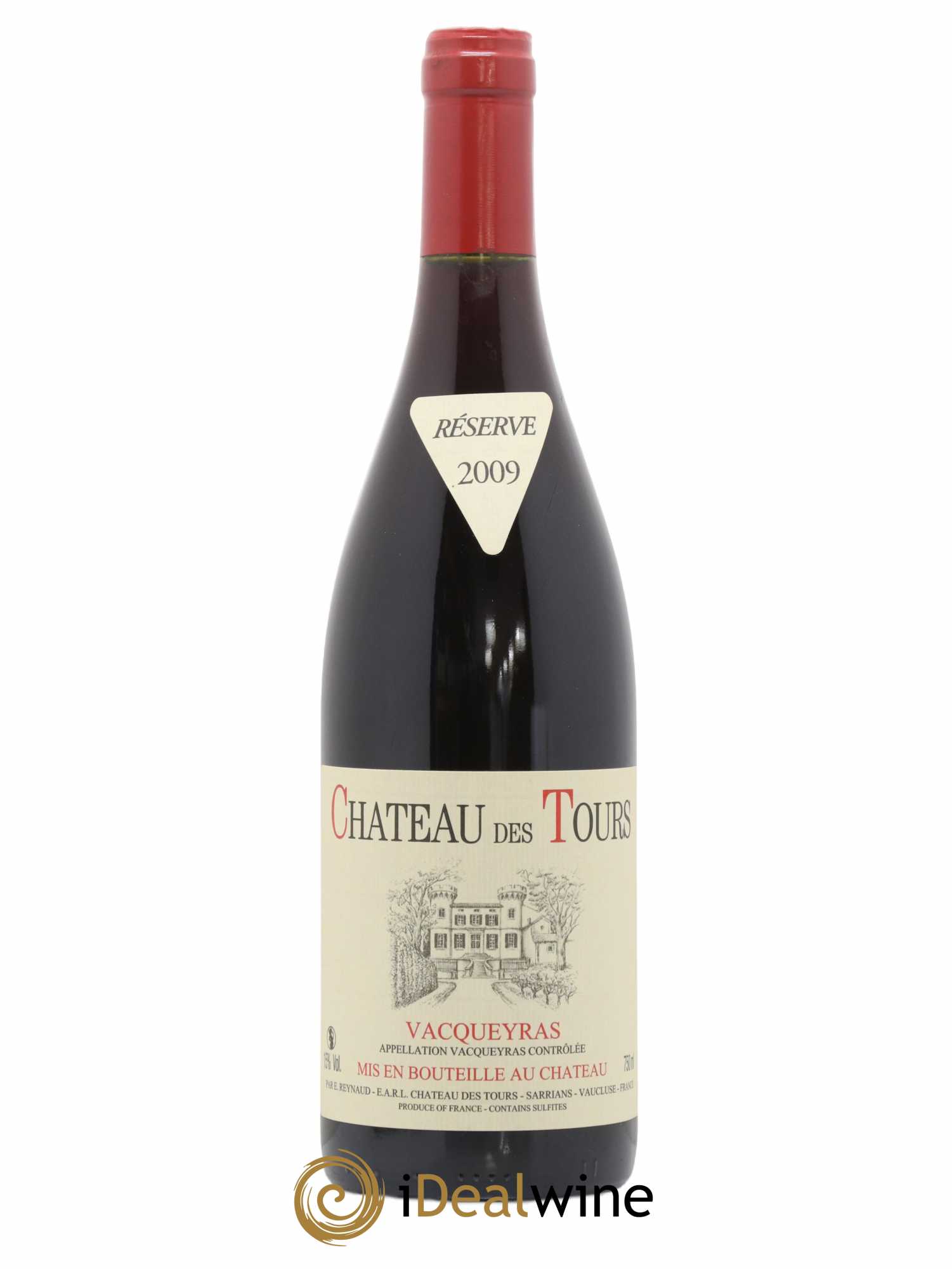 Vacqueyras Château des Tours Emmanuel Reynaud 2009 - Lot de 1 bouteille - 0