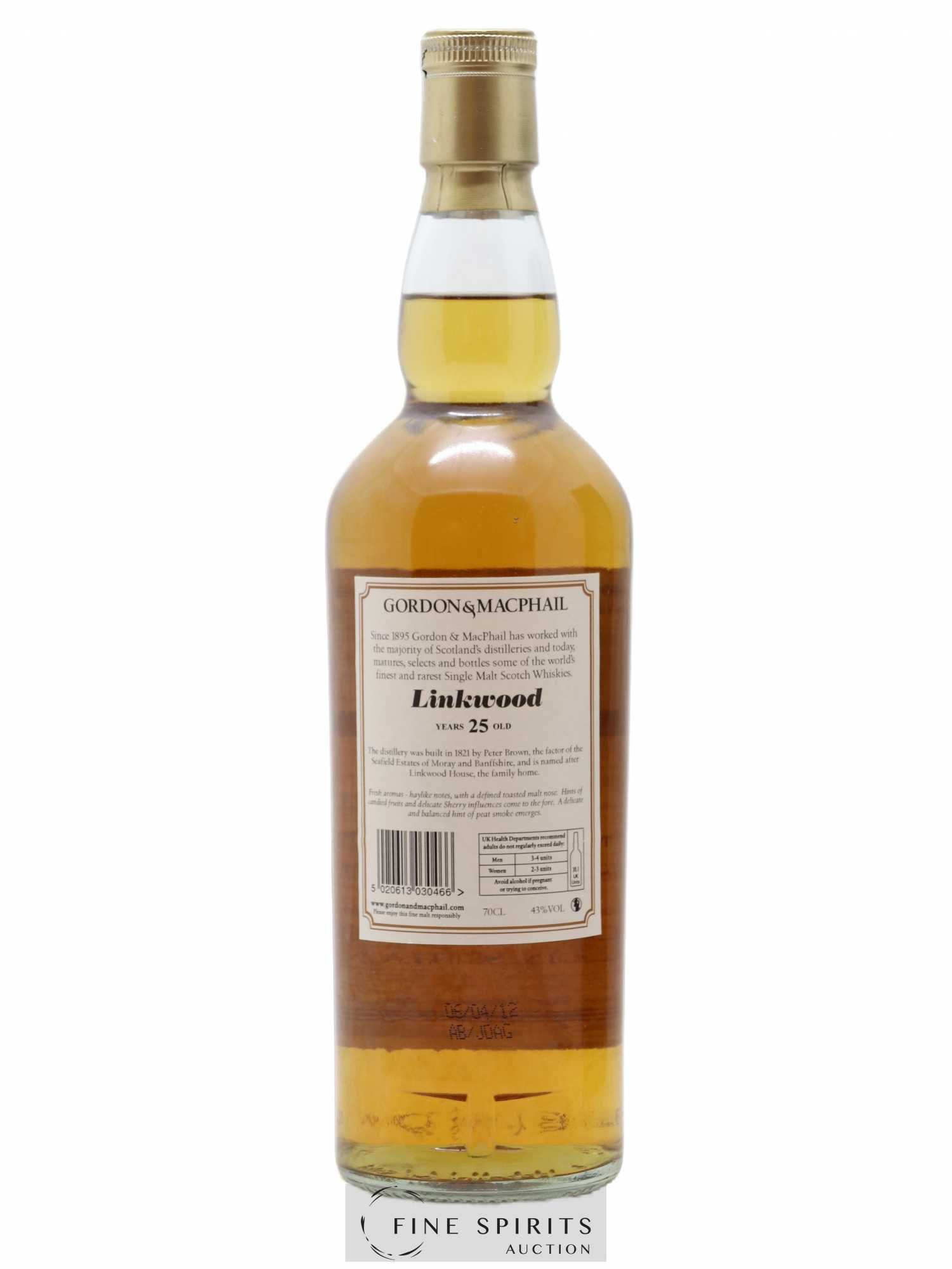 Linkwood 25 years Gordon & MacPhail - Lot of 1 bottle - 2