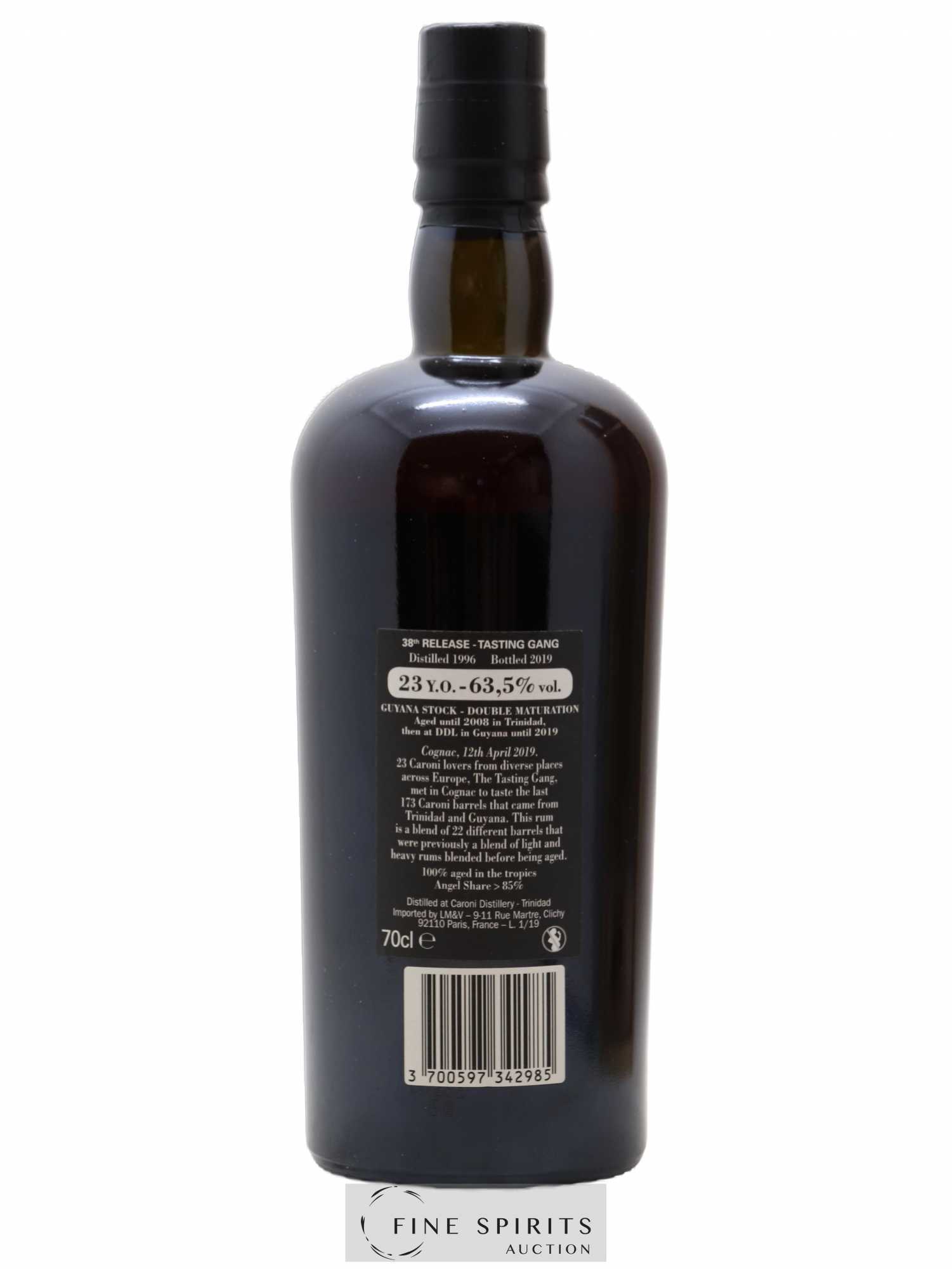 Caroni 23 years 1996 Velier Tasting Gang 38th Release - bottled 2019 Full Proof - Lot de 1 bouteille - 2