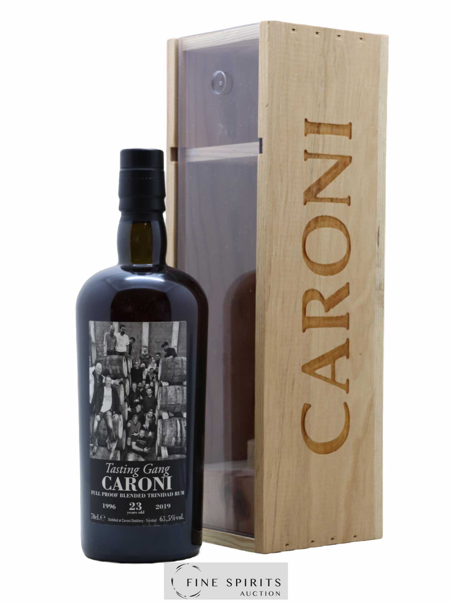 Caroni 23 years 1996 Velier Tasting Gang 38th Release - bottled 2019 Full Proof - Lot de 1 bouteille - 0