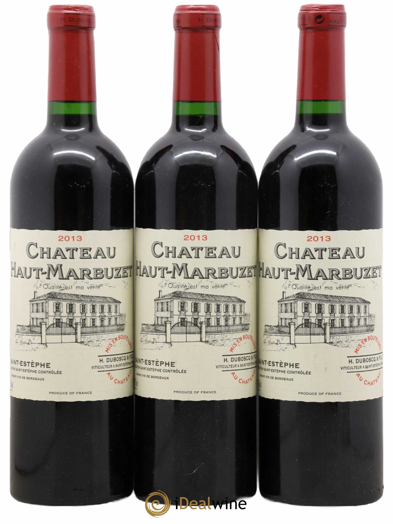 Château Haut Marbuzet 2013 - Lot de 3 bouteilles - 0