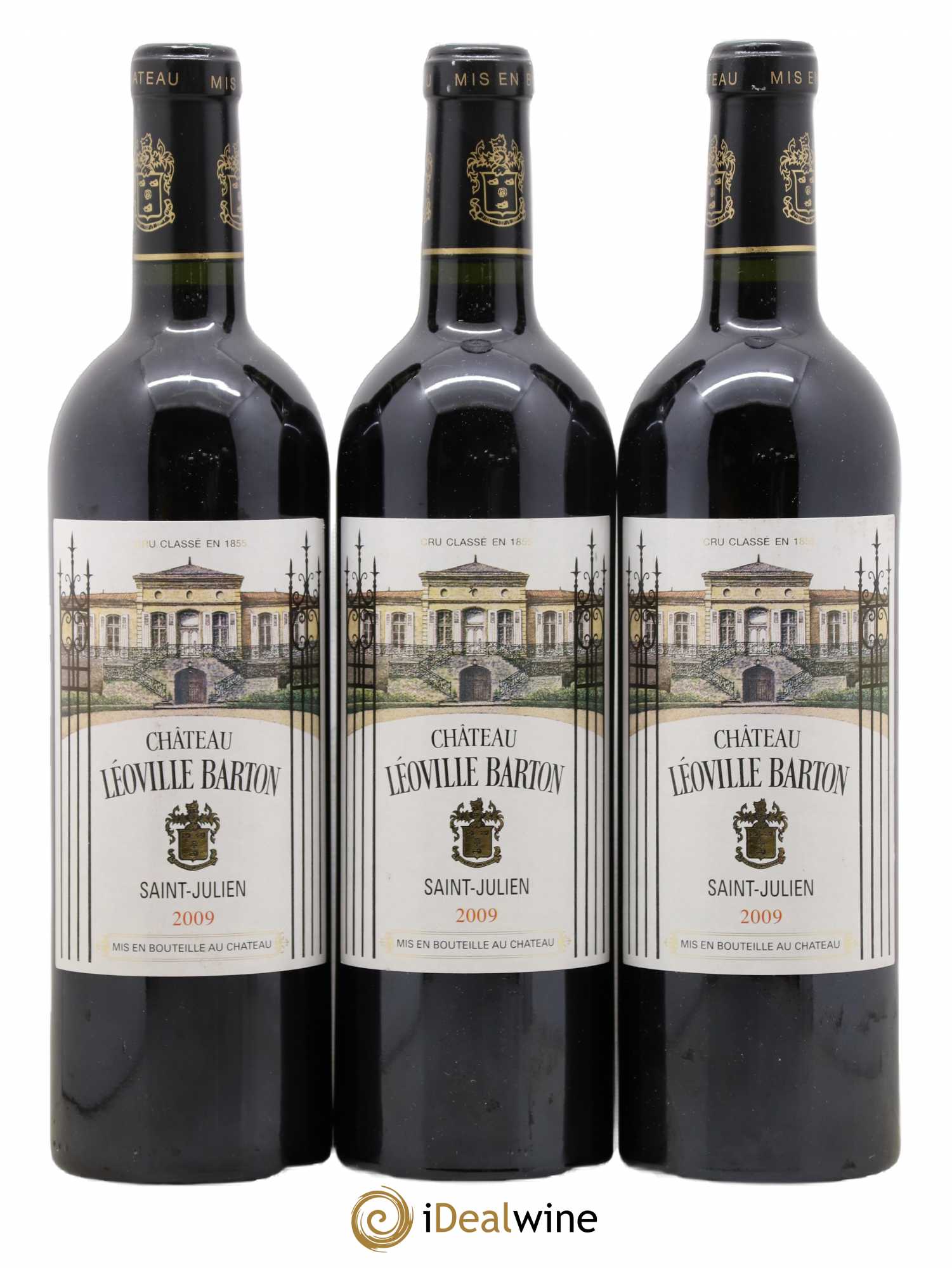 Château Léoville Barton 2ème Grand Cru Classé 2009 - Lot de 3 bouteilles - 0