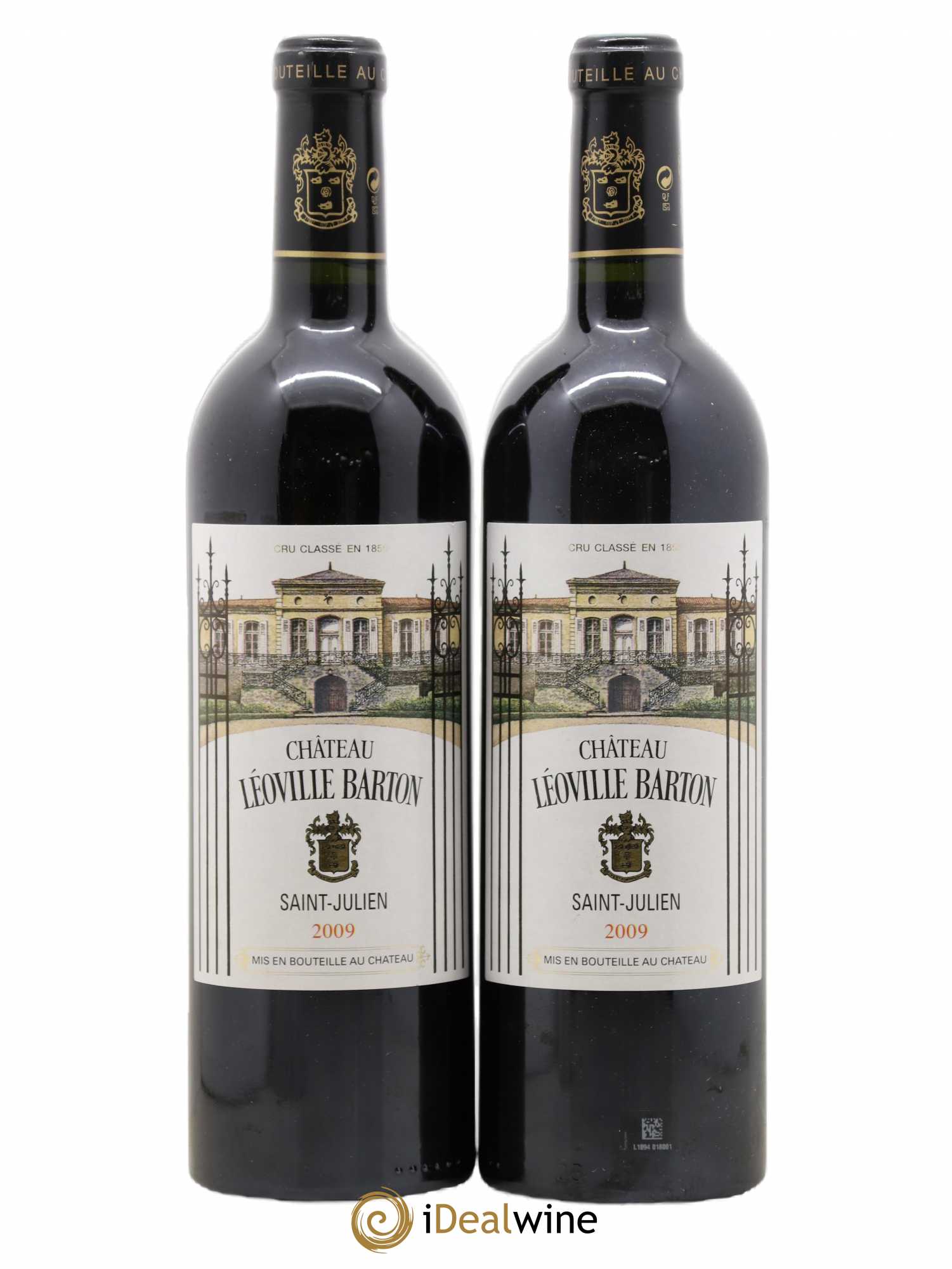 Château Léoville Barton 2ème Grand Cru Classé 2009 - Lot de 2 bouteilles - 0