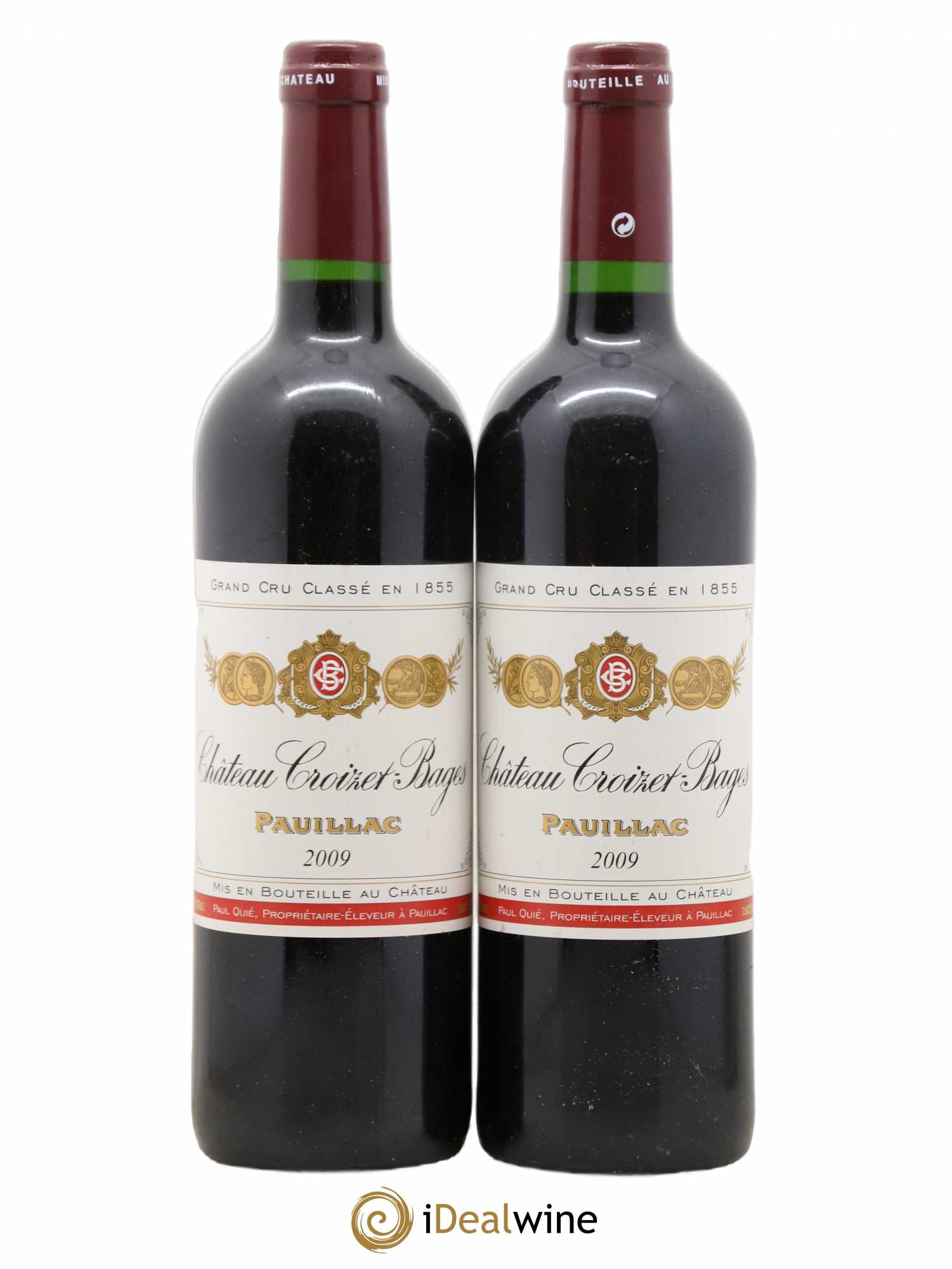 Château Croizet Bages 5ème Grand Cru Classé 2009 - Lot de 2 bouteilles - 0