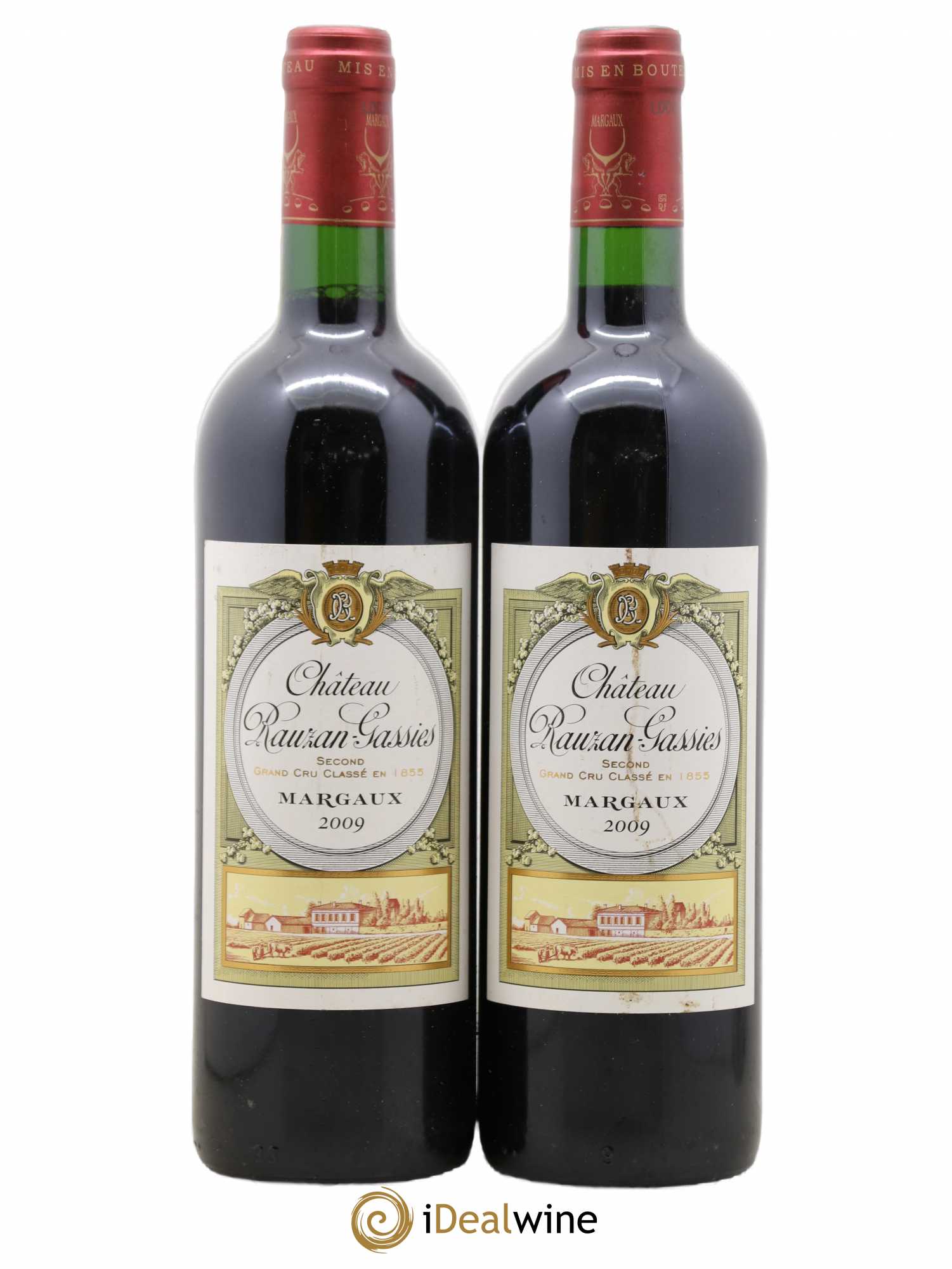 Château Rauzan-Gassies 2ème Grand Cru Classé 2009 - Lot de 2 bouteilles - 0