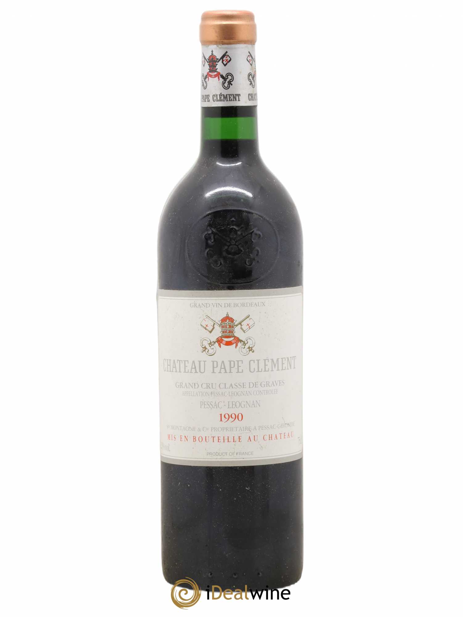 Château Pape Clément Cru Classé de Graves 1990 - Lot de 1 bouteille - 0