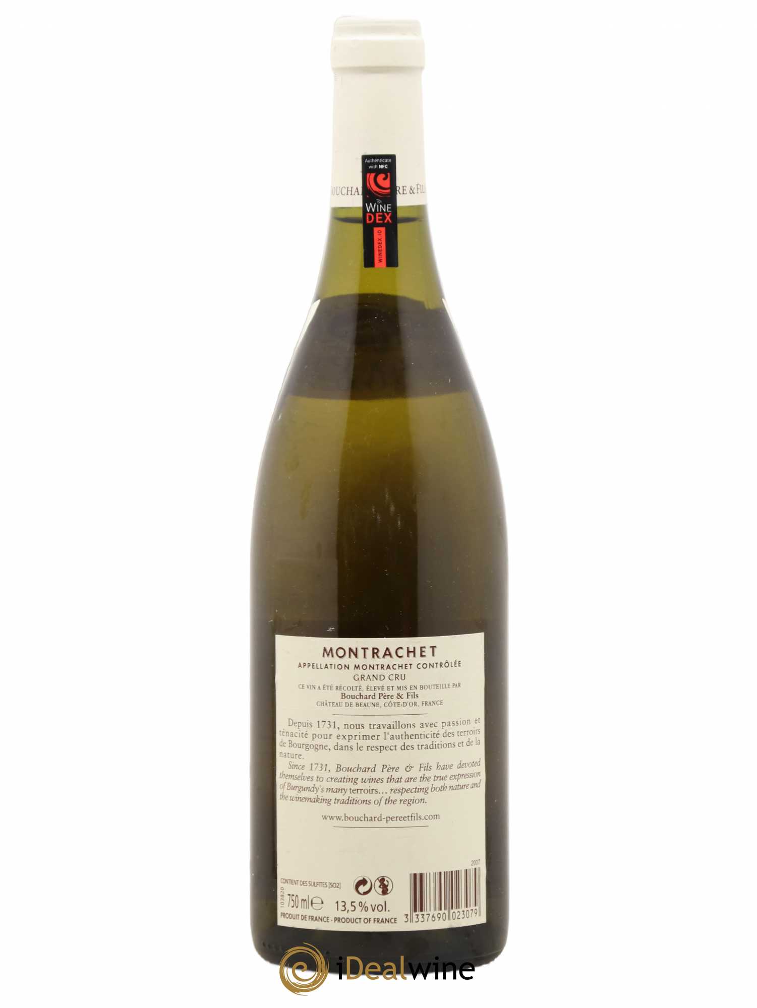 Montrachet Grand Cru Bouchard Père & Fils 2007 - Lot de 1 bouteille - 1