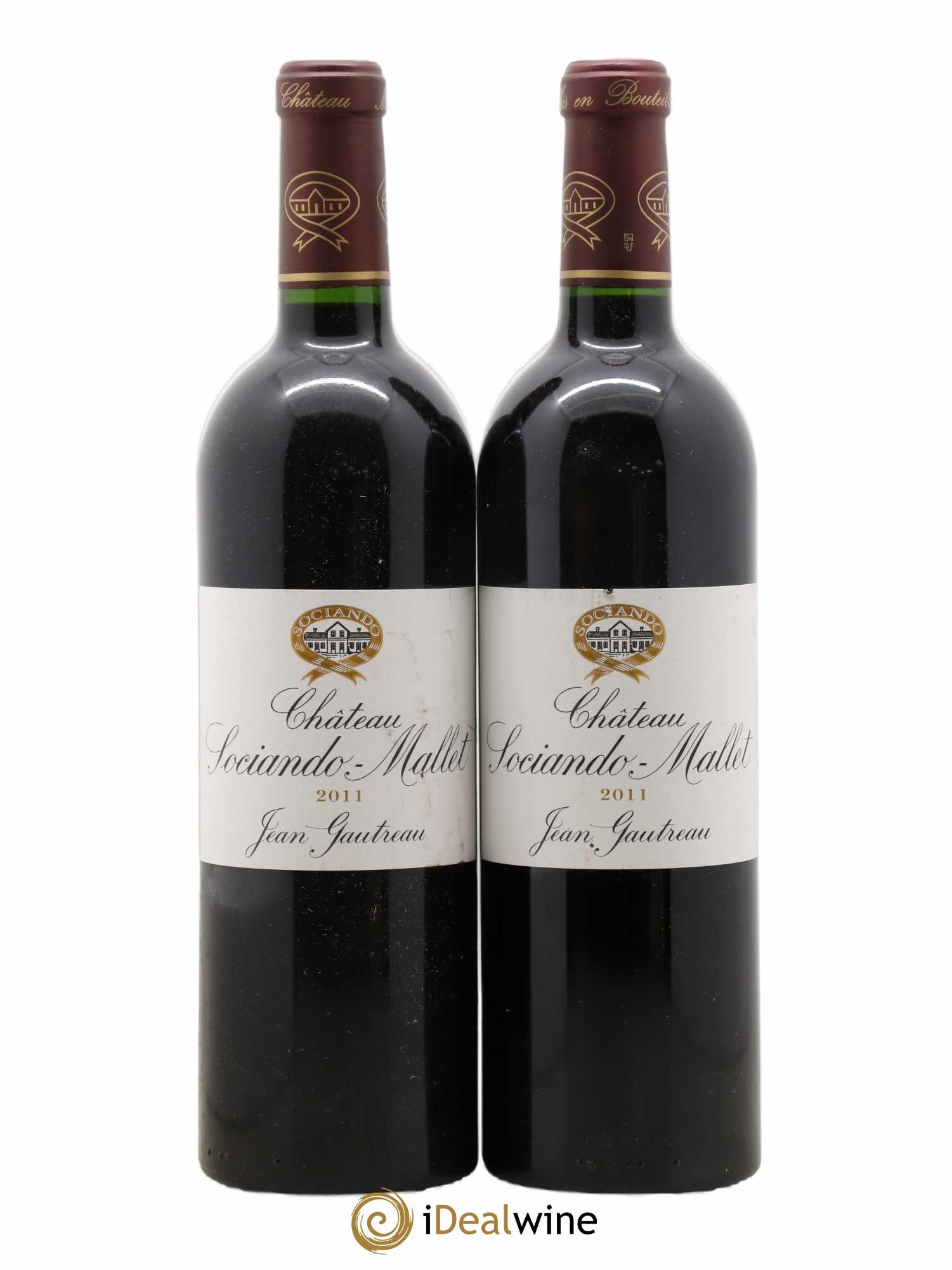 Château Sociando Mallet 2011 - Lot de 2 bouteilles - 0
