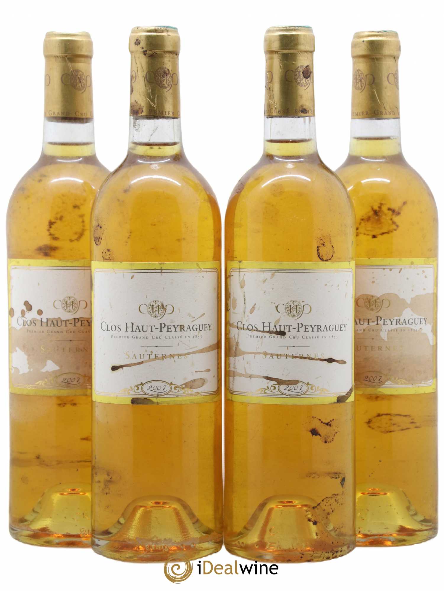 Clos Haut-Peyraguey 1er Grand Cru Classé 2007 - Lotto di 4 bottiglie - 0