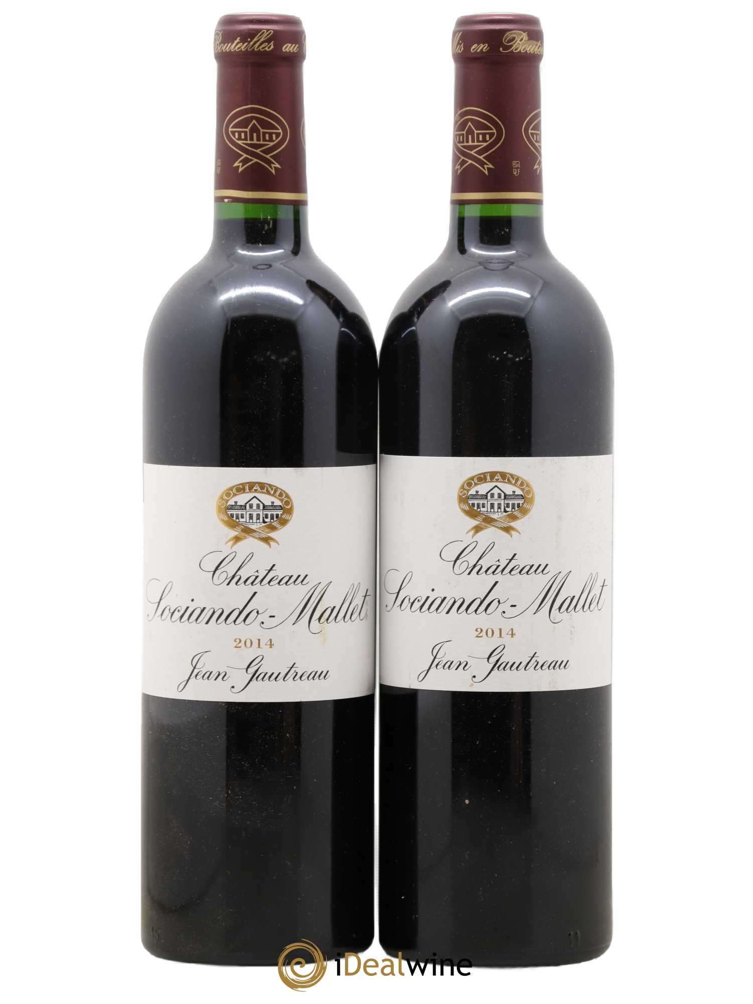 Château Sociando Mallet 2014 - Lot de 2 bouteilles - 0