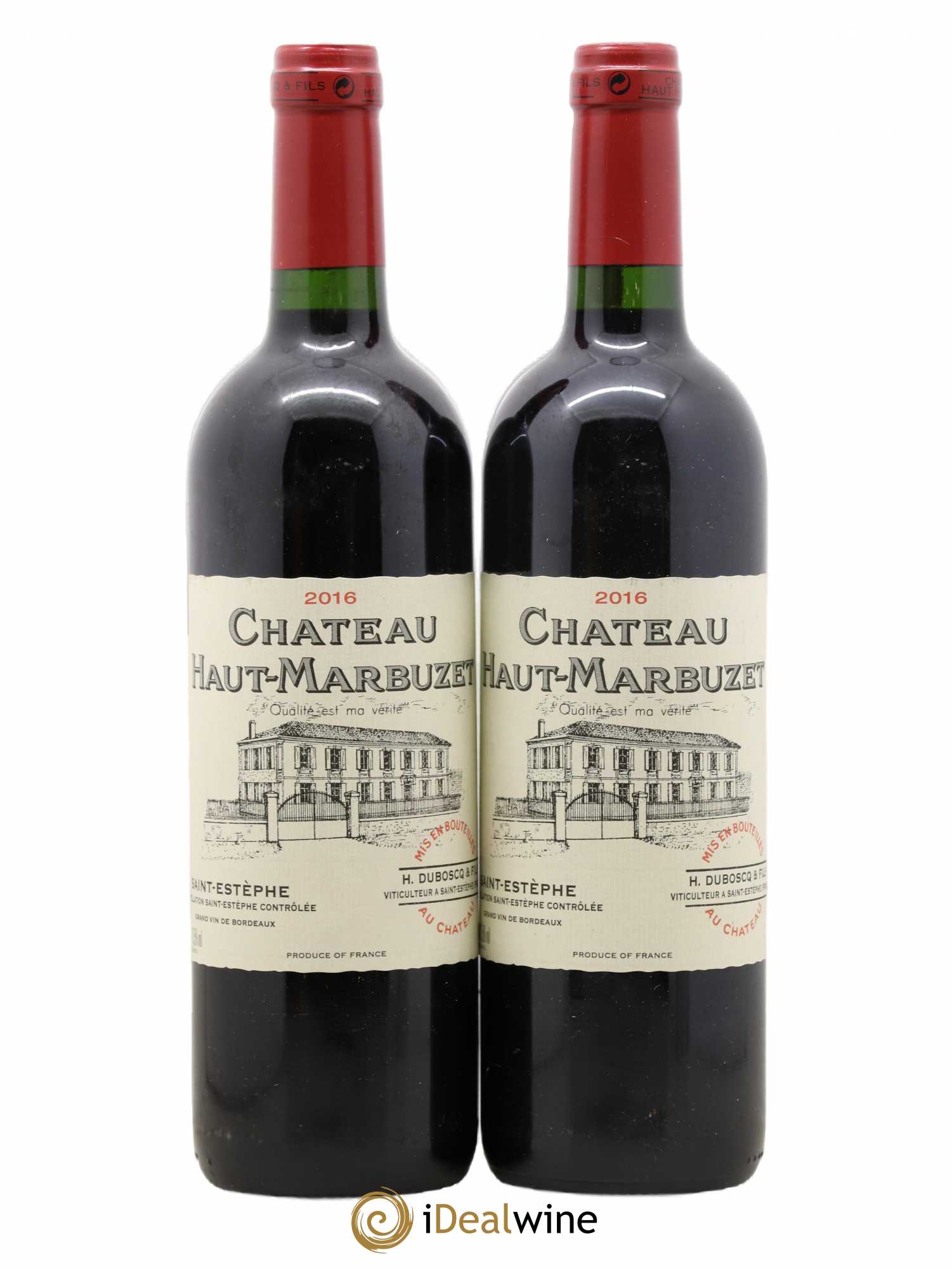 Château Haut Marbuzet 2016 - Lot de 2 bouteilles - 0