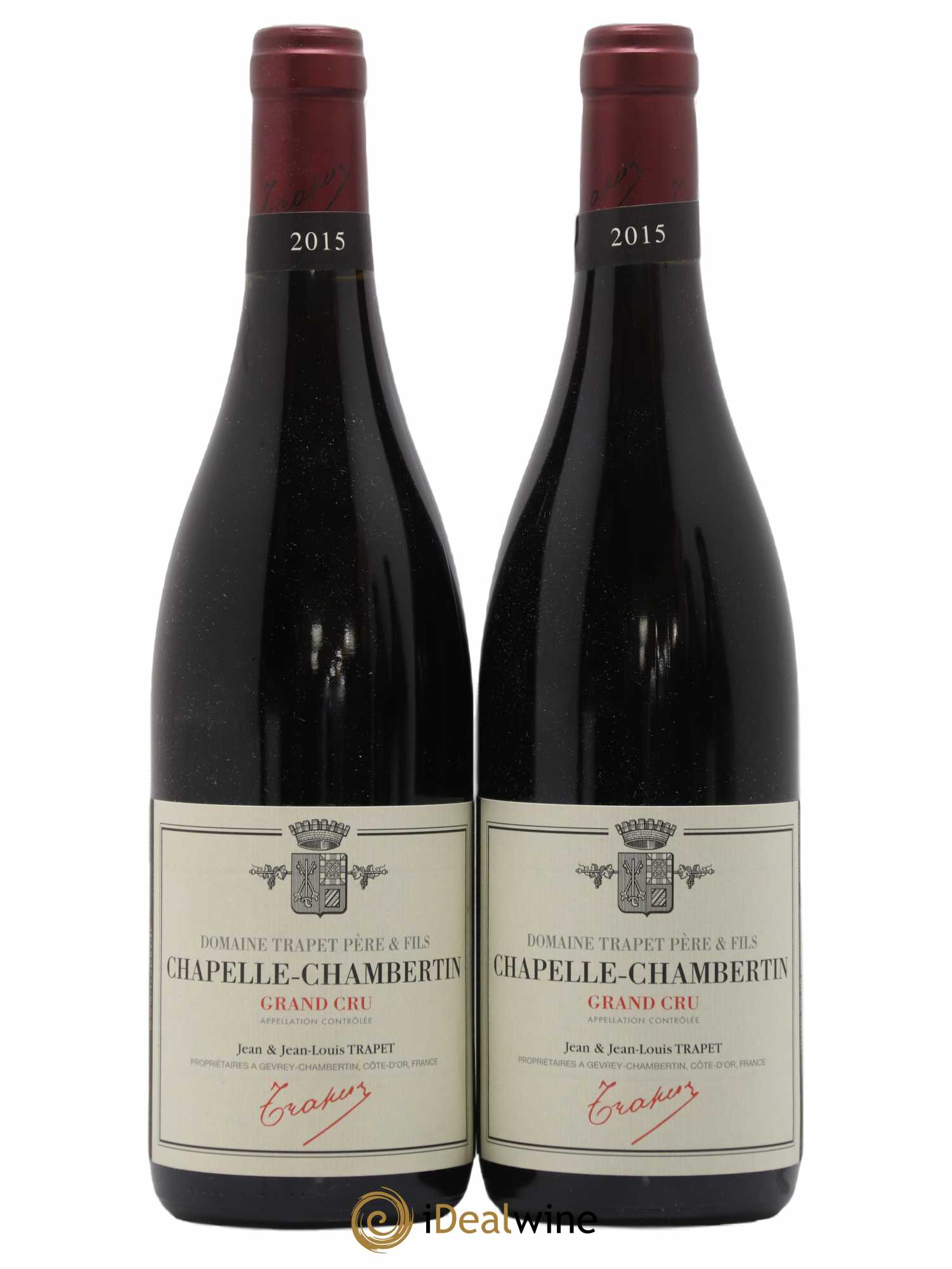 Chapelle-Chambertin Grand Cru Domaine Trapet 2015 - Lot de 2 bouteilles - 0