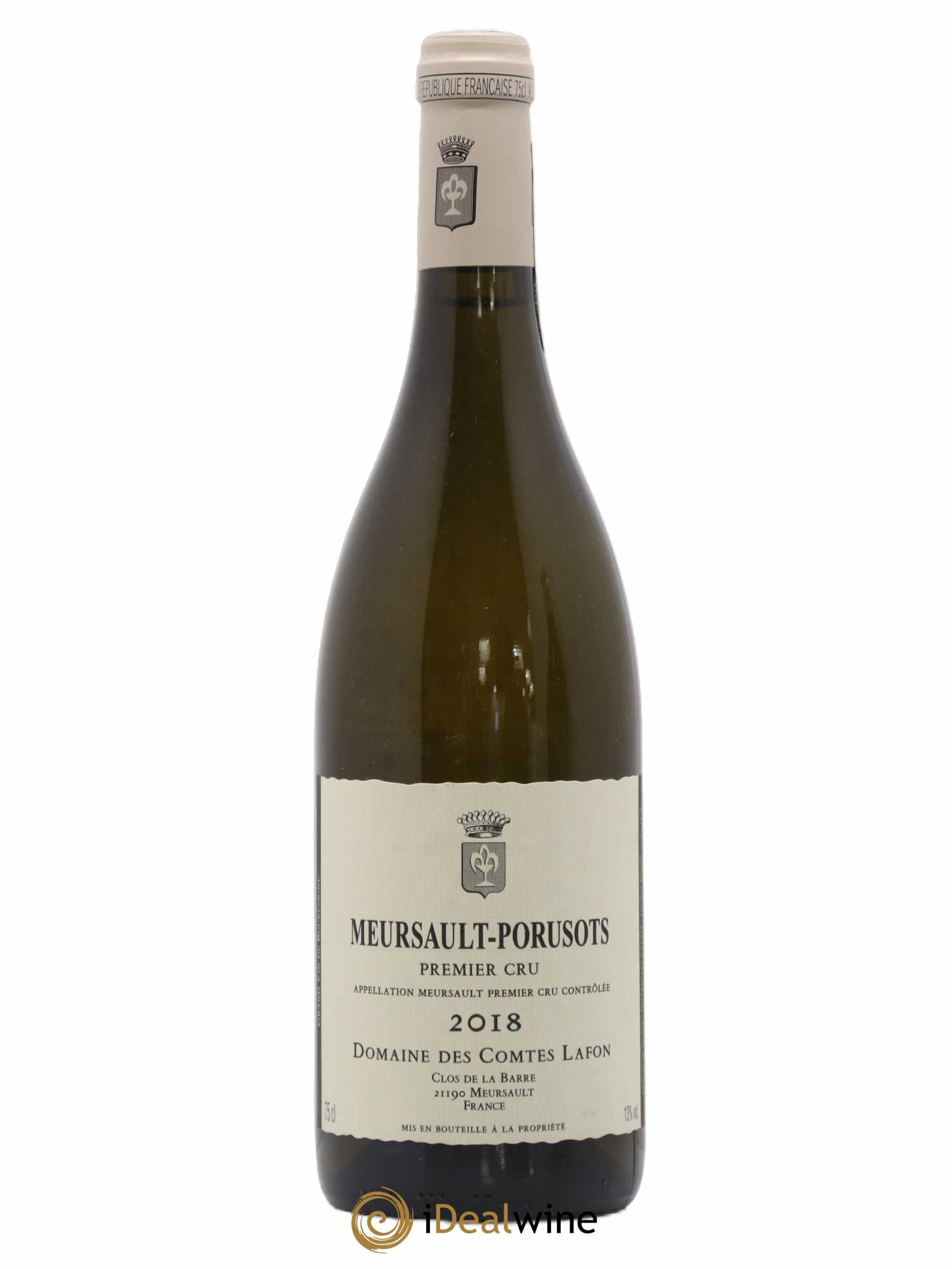 Meursault 1er Cru Porusots Comtes Lafon (Domaine des) 2018 - Lot de 1 bouteille - 0