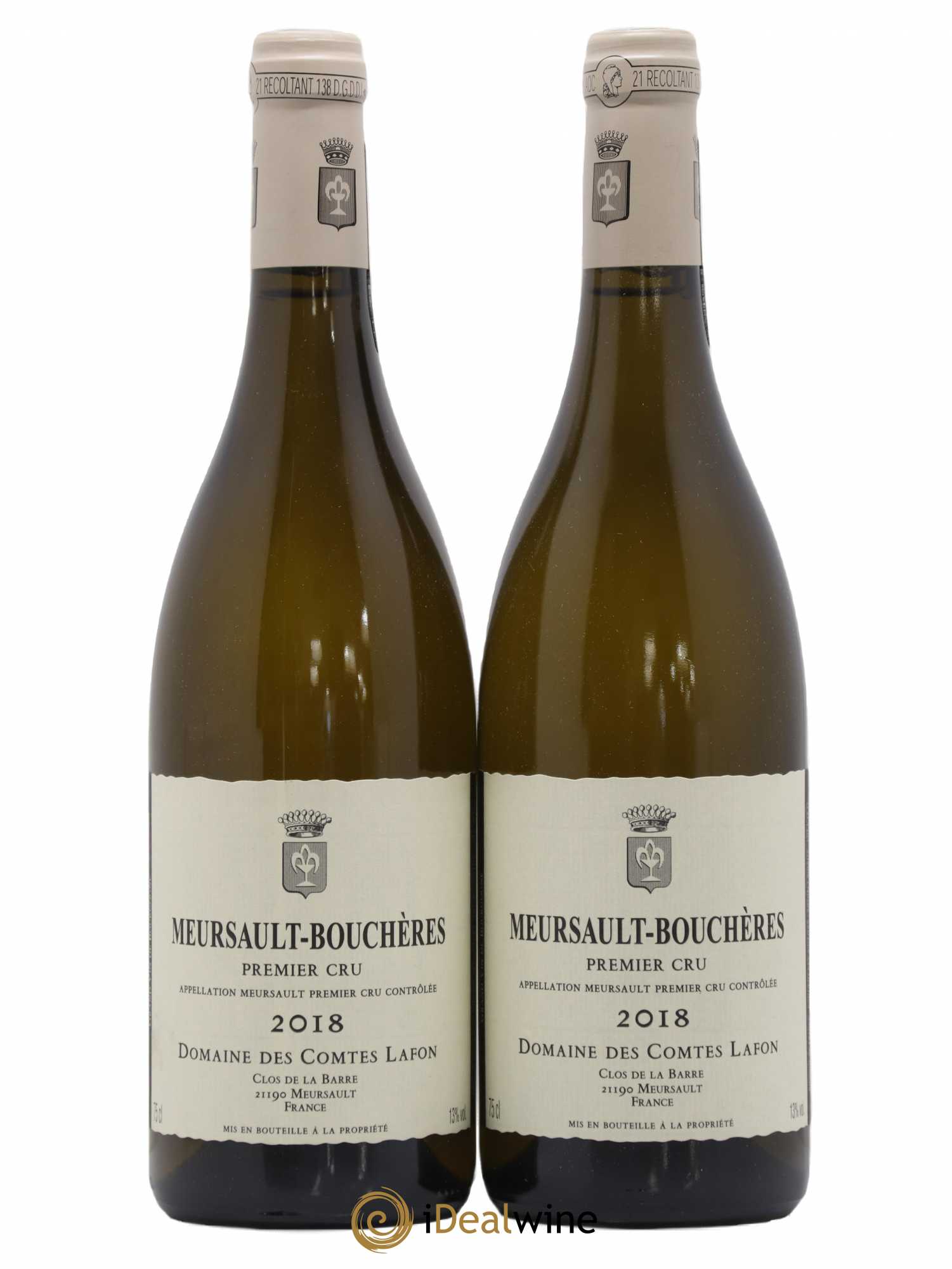 Meursault 1er Cru Bouchères Comtes Lafon (Domaine des) 2018 - Lot de 2 bouteilles - 0