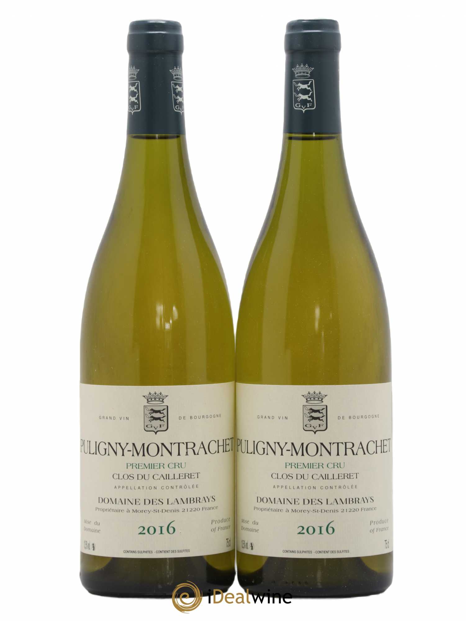 Puligny-Montrachet 1er Cru Clos du Cailleret Domaine des Lambrays 2016 - Lot de 2 bouteilles - 0