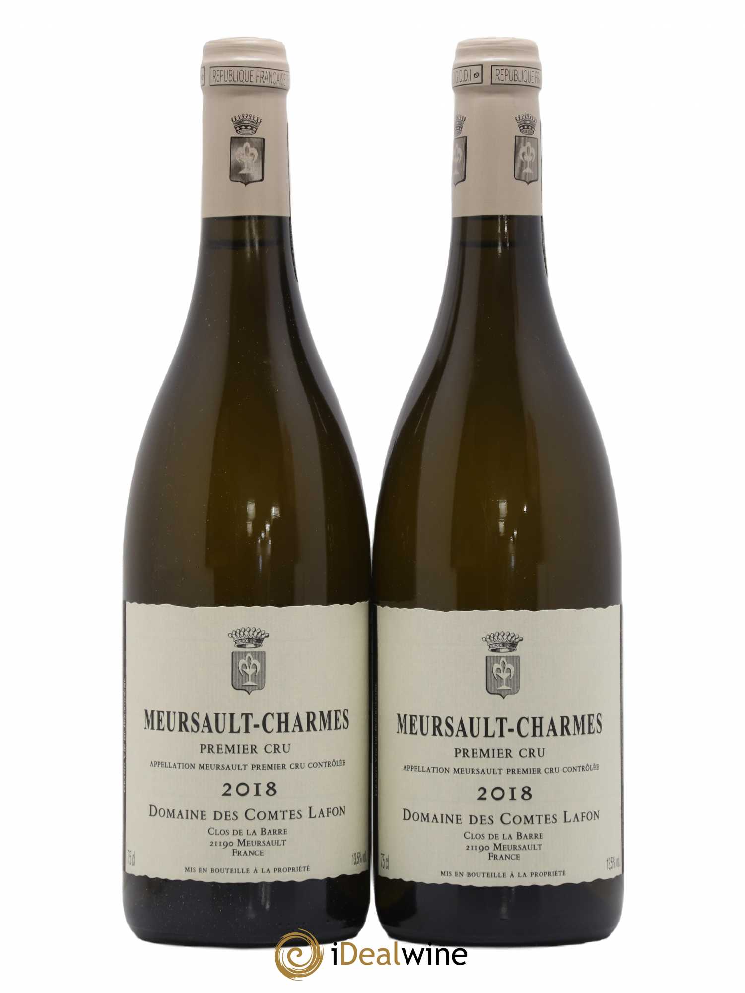 Meursault 1er Cru Charmes Comtes Lafon (Domaine des) 2018 - Lot de 2 bouteilles - 0