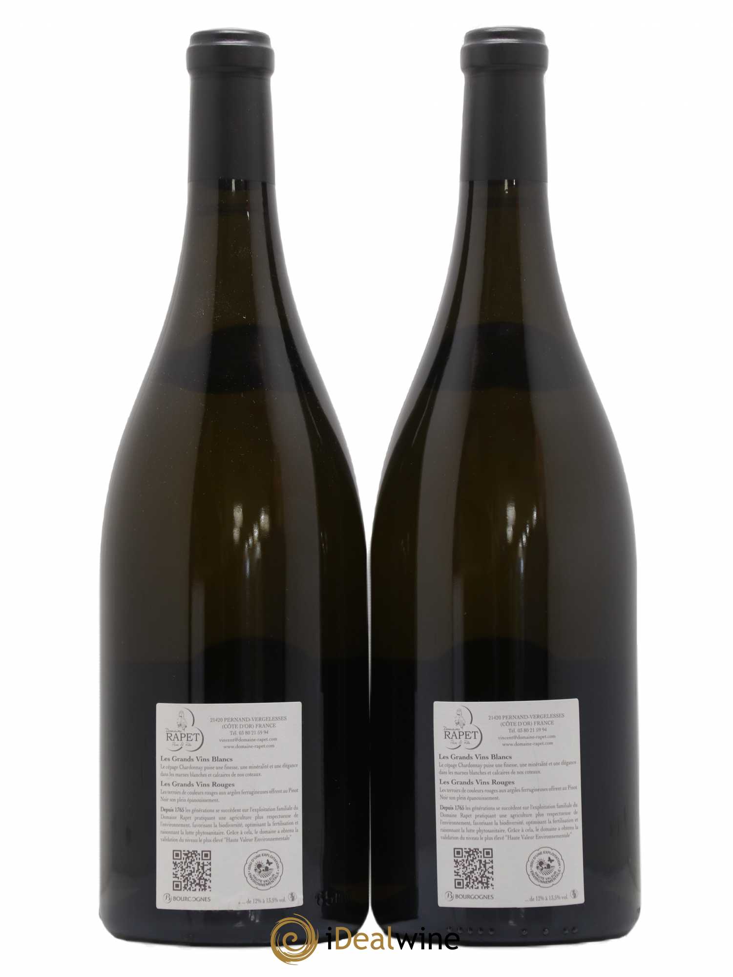 Corton-Charlemagne Grand Cru Rapet Père & Fils 2015 - Lot de 2 magnums - 1
