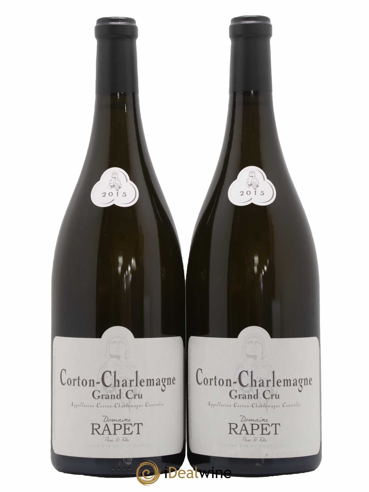 Corton-Charlemagne Grand Cru Rapet Père & Fils 2015 - Lot de 2 magnums - 0