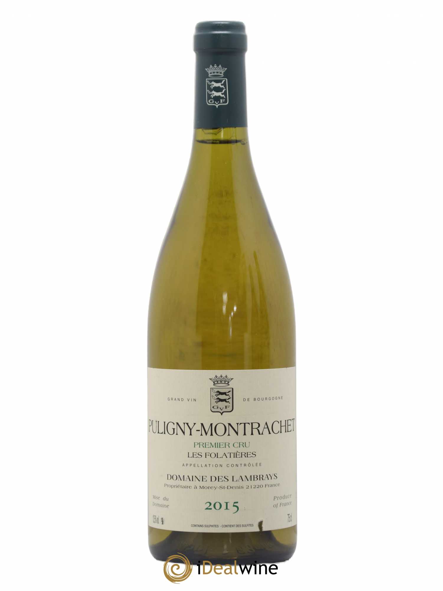 Puligny-Montrachet 1er Cru Les Folatières Domaine des Lambrays 2015 - Lot de 1 bouteille - 0