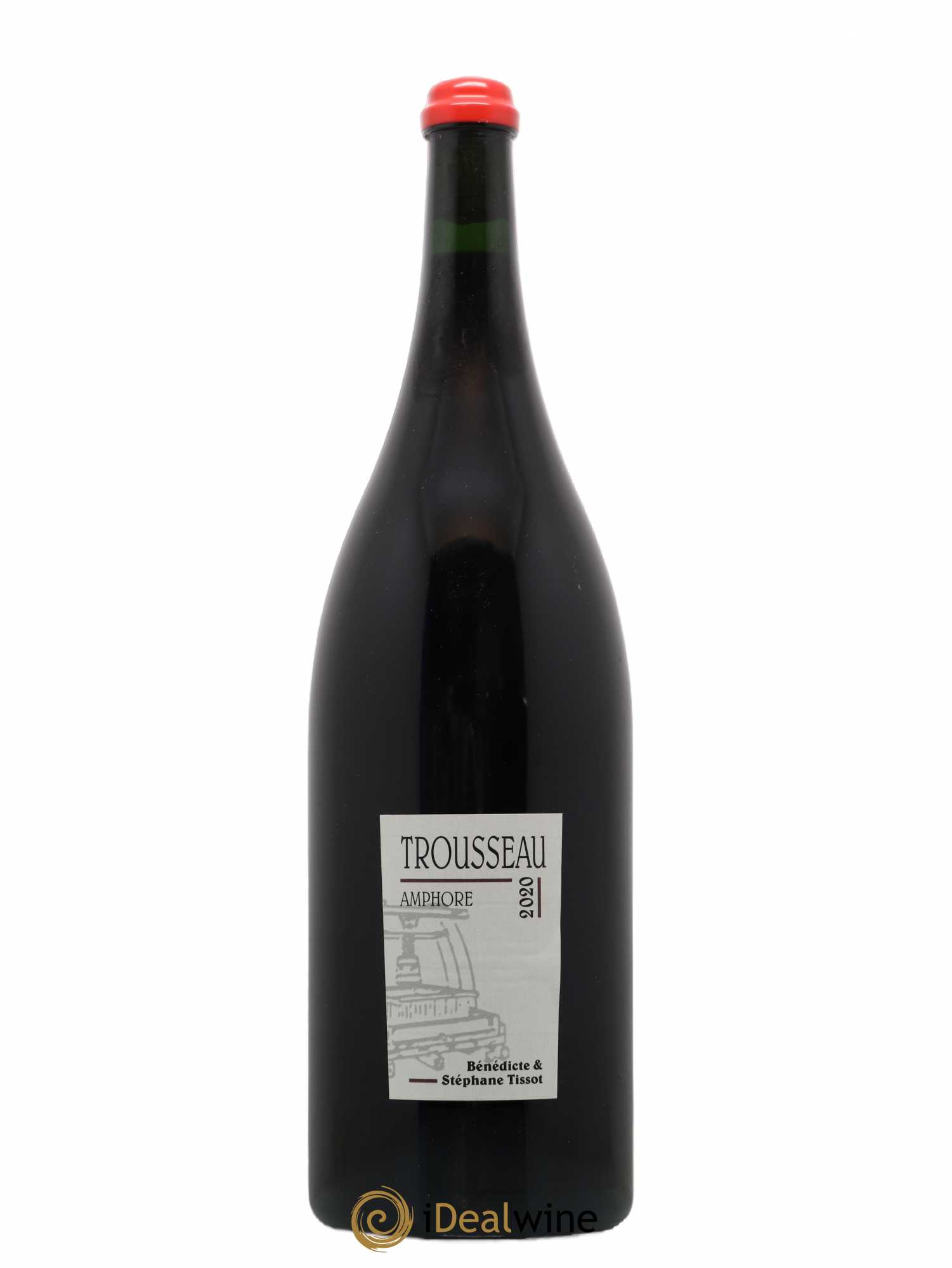 Arbois Trousseau Amphore Bénédicte et Stéphane Tissot 2020 - Lot of 1 double magnum - 0