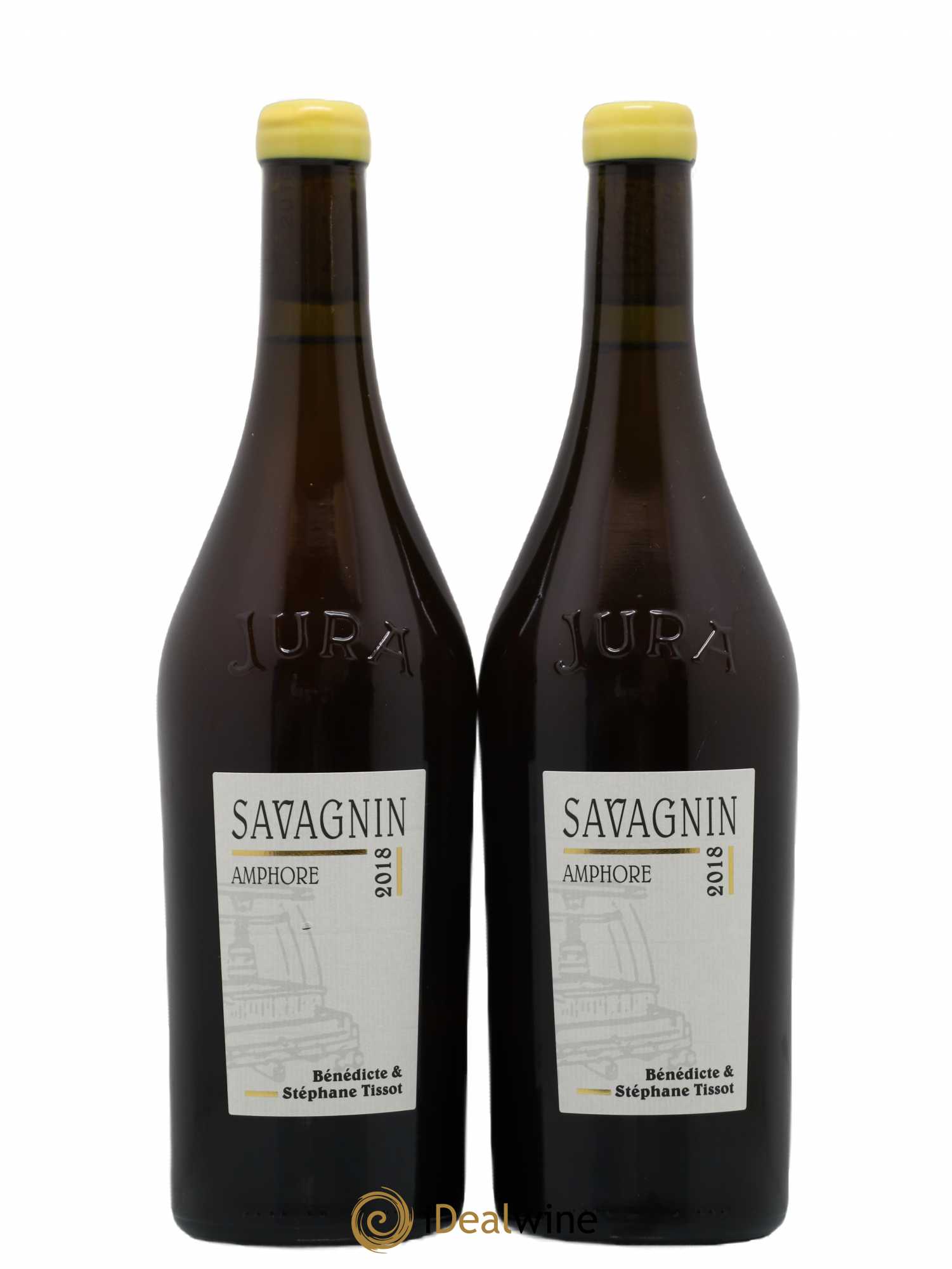 Arbois Savagnin En Amphore Bénédicte et Stéphane Tissot 2018 - Lot de 2 bouteilles - 0
