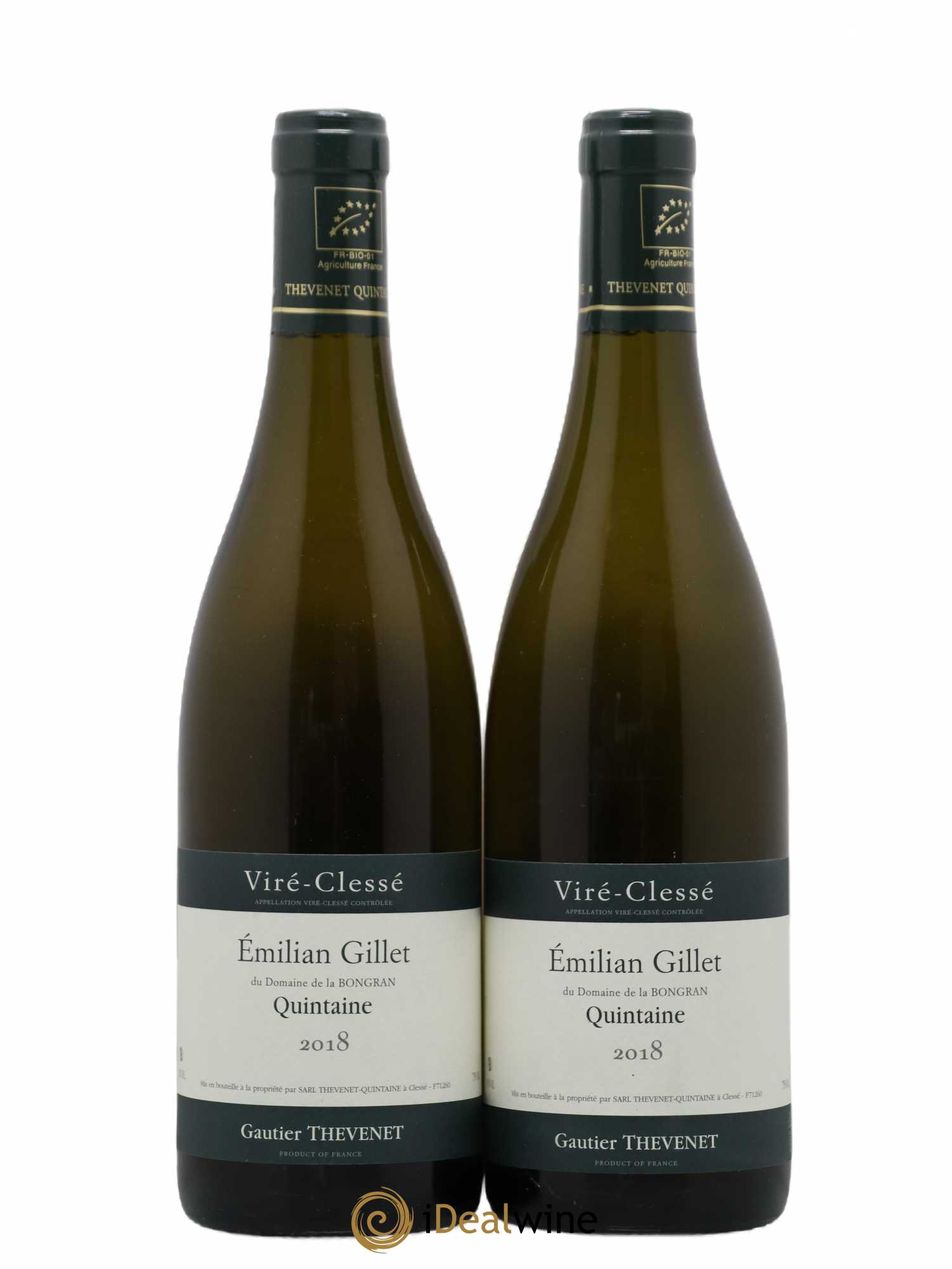 Viré-Clessé Emilian Gillet Domaine de la Bongran (J.Thevenet) 2018 - Lot de 2 bouteilles - 0